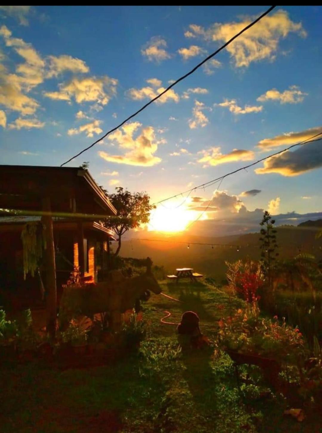 Cabaña vista hermosa