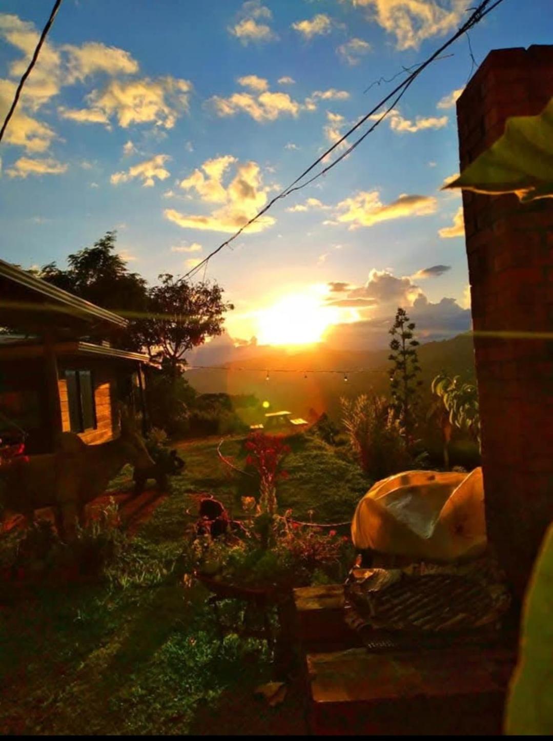 Cabaña vista hermosa