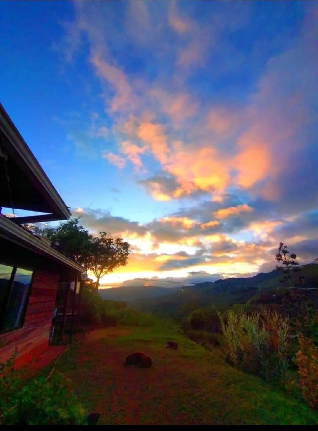 Cabaña vista hermosa