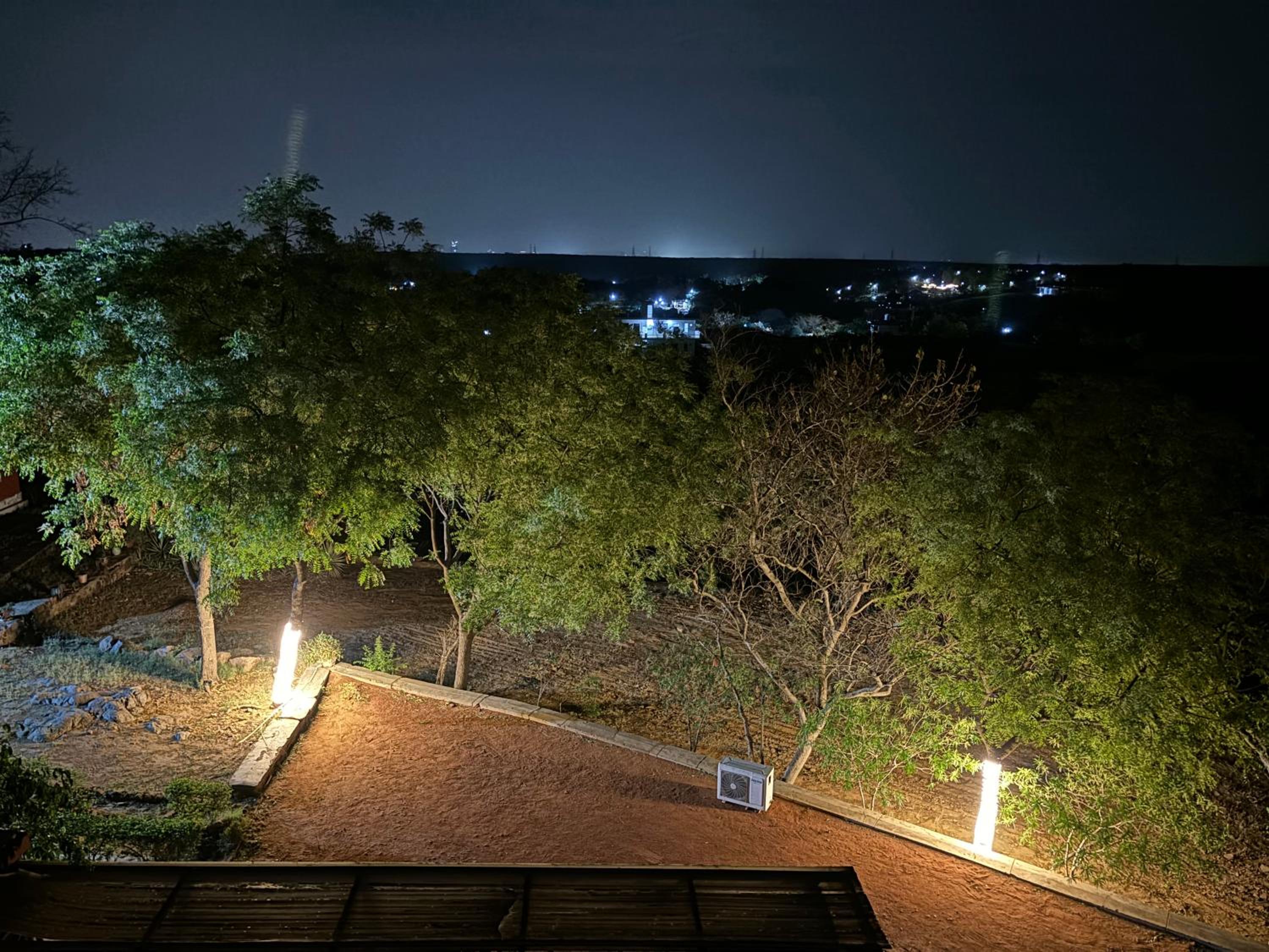 Aravali red velvet resort view 5