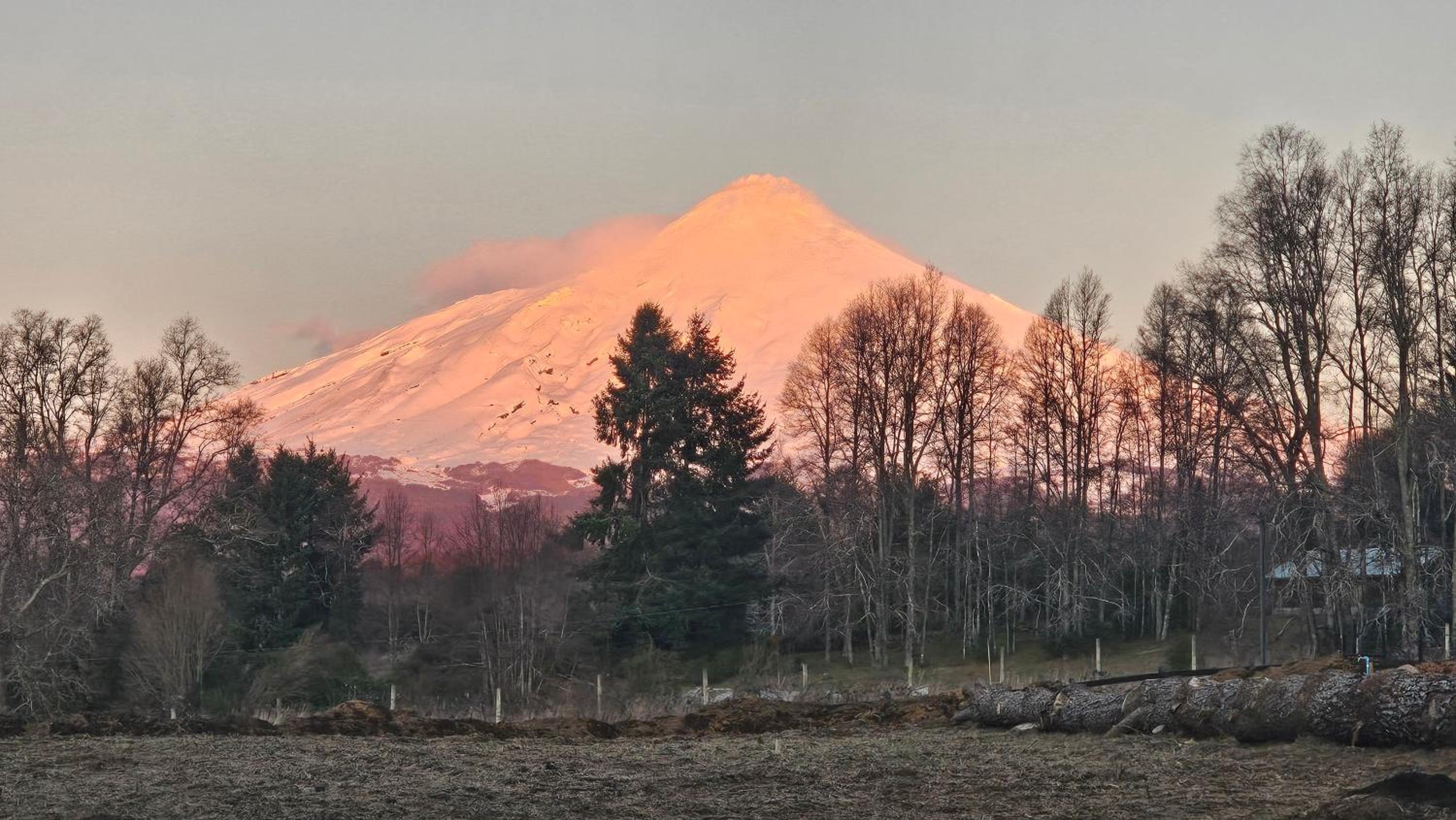 Hermosa vista al Volcán Villarrica