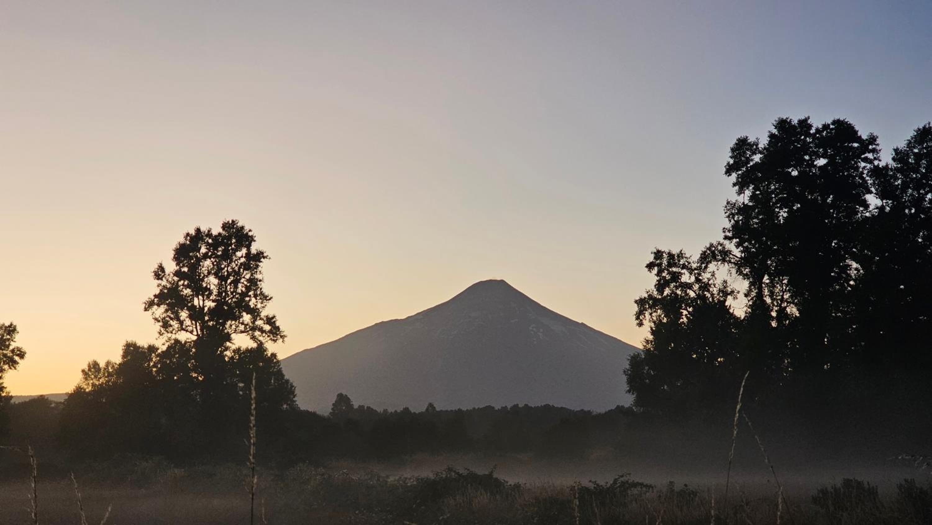 Hermosa vista al Volcán Villarrica