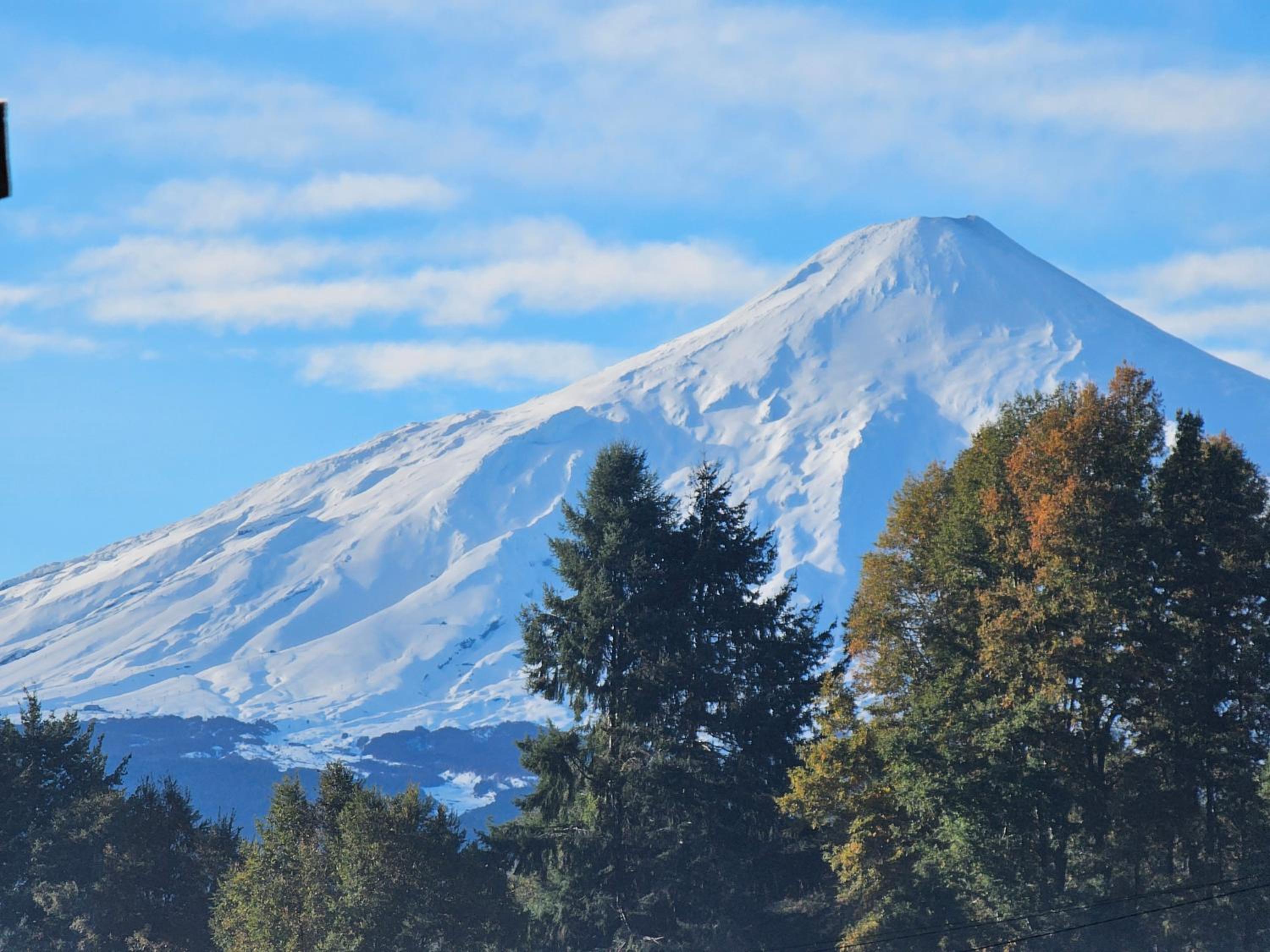Hermosa vista al Volcán Villarrica