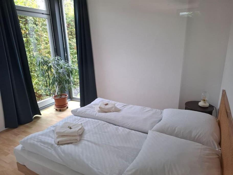 Stilvolle Wohnung mit Terrasse im Grünen