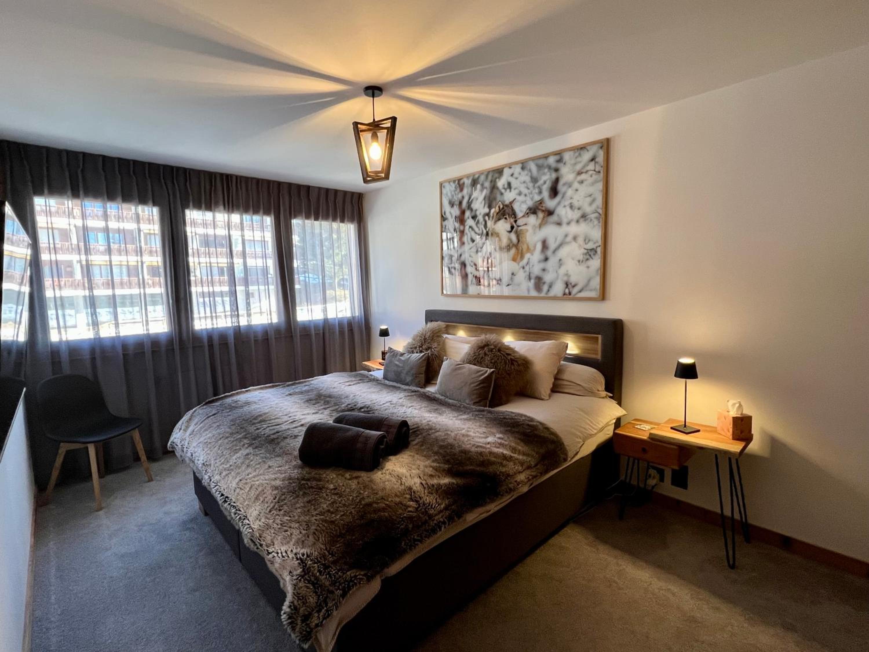 Résidence Robin des Bois, Crans-Montana, luxueux appartement avec vue imprenable