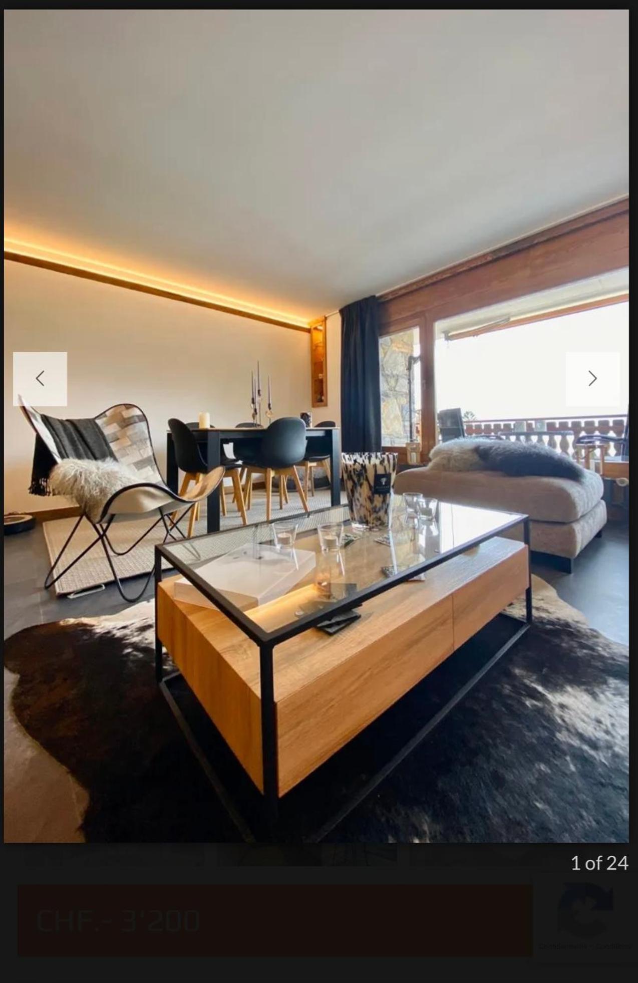 Résidence Robin des Bois, Crans-Montana, luxueux appartement avec vue imprenable