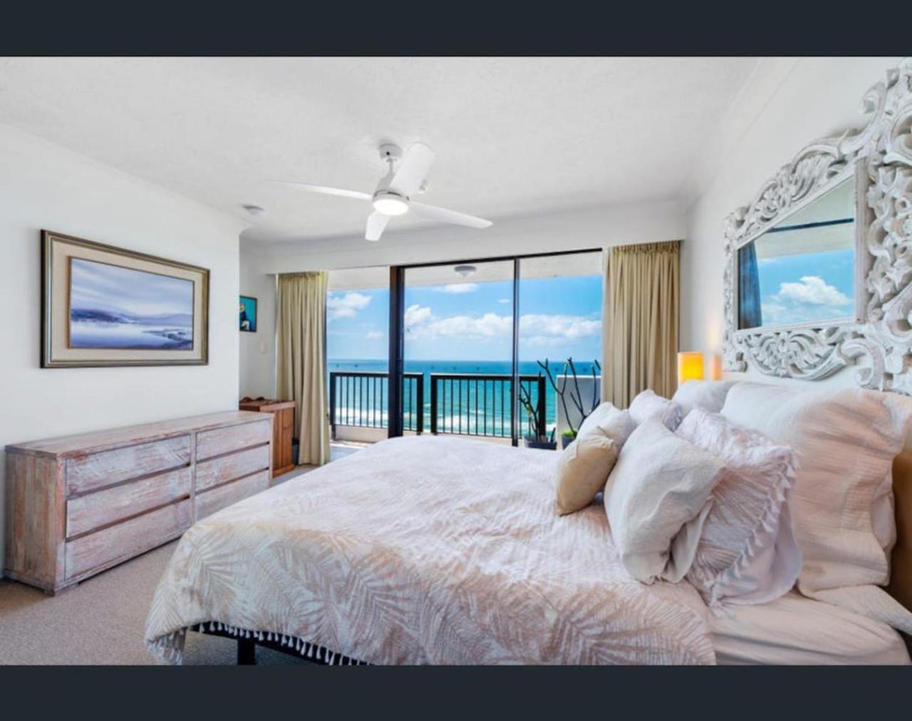 Beach retreat with balcony and views