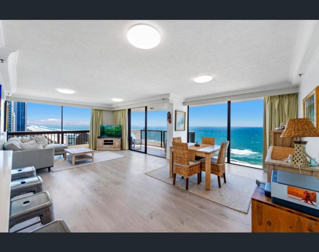 Beach retreat with balcony and views