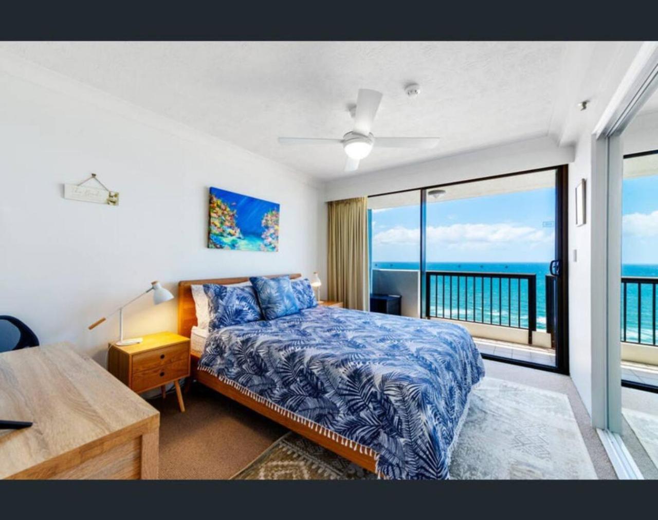 Beach retreat with balcony and views