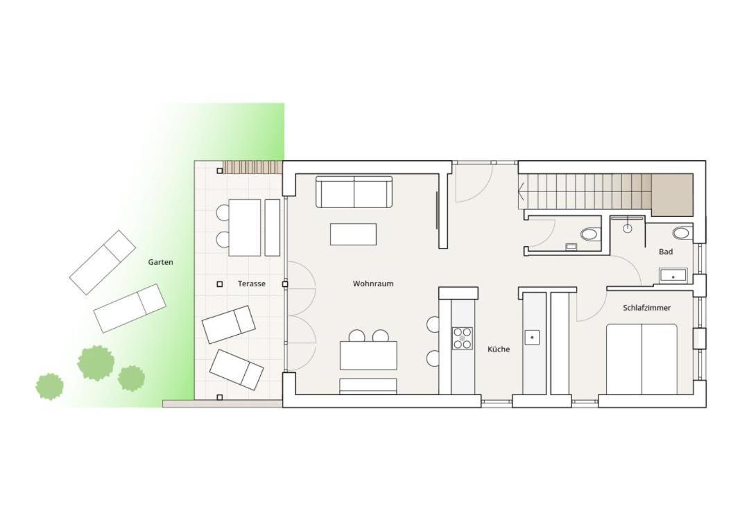 Ferienwohnung h9 Tal mit Sauna und Bergblick