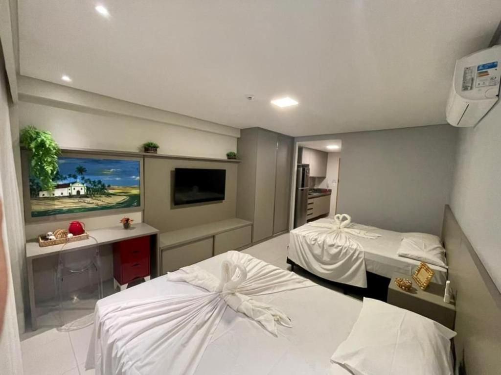 Flats, Apartamentos e Bangalôs na Praia dos Carneiros, ao lado da Igrejinha de São Benedito