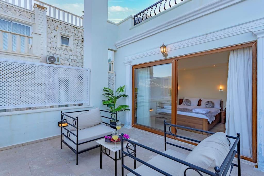 Seafront, Sunset and Mountain View Villa in Komurluk, Kalkan
