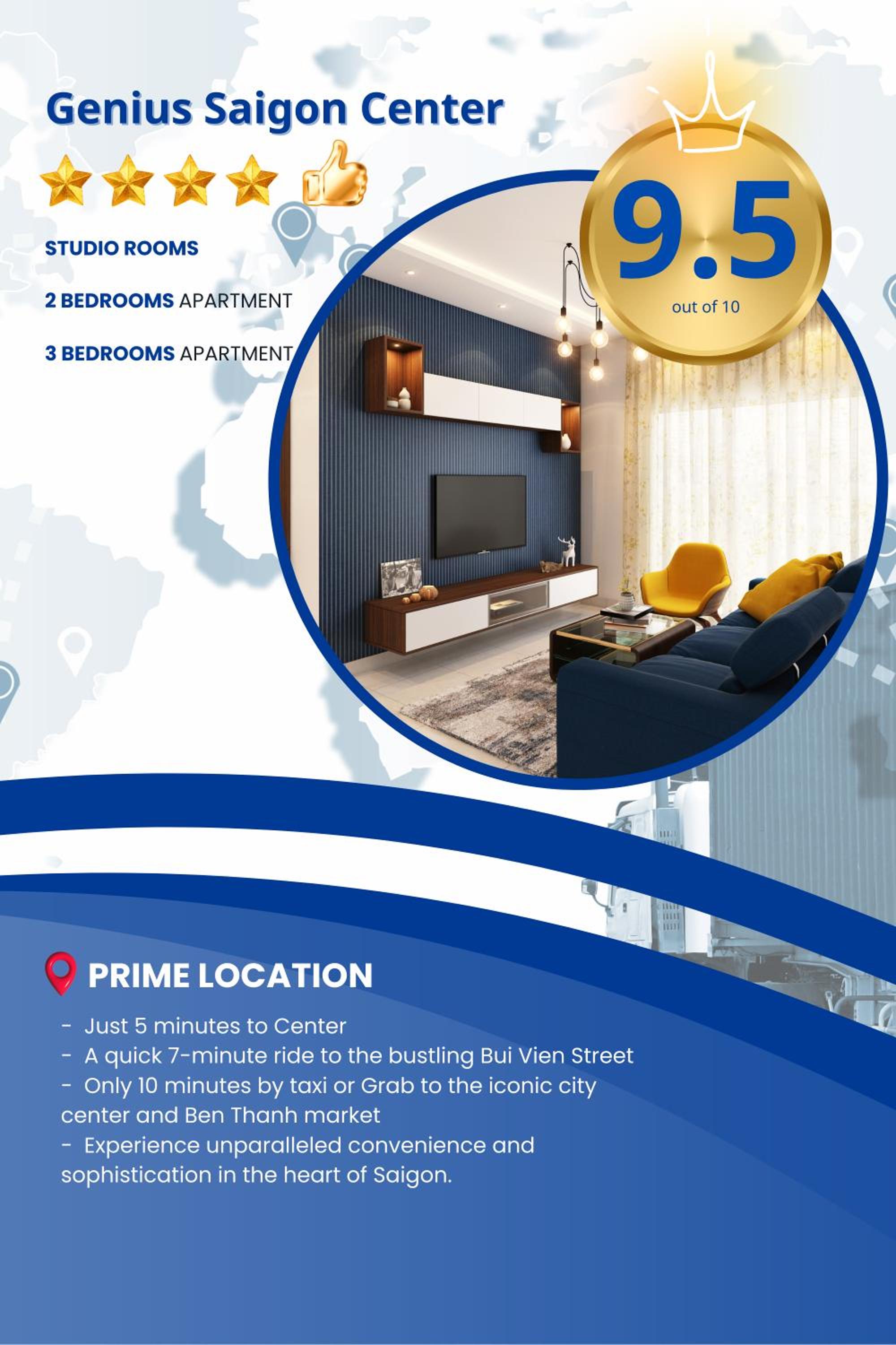 Genius Saigon Center - Linity Serviced Apartments