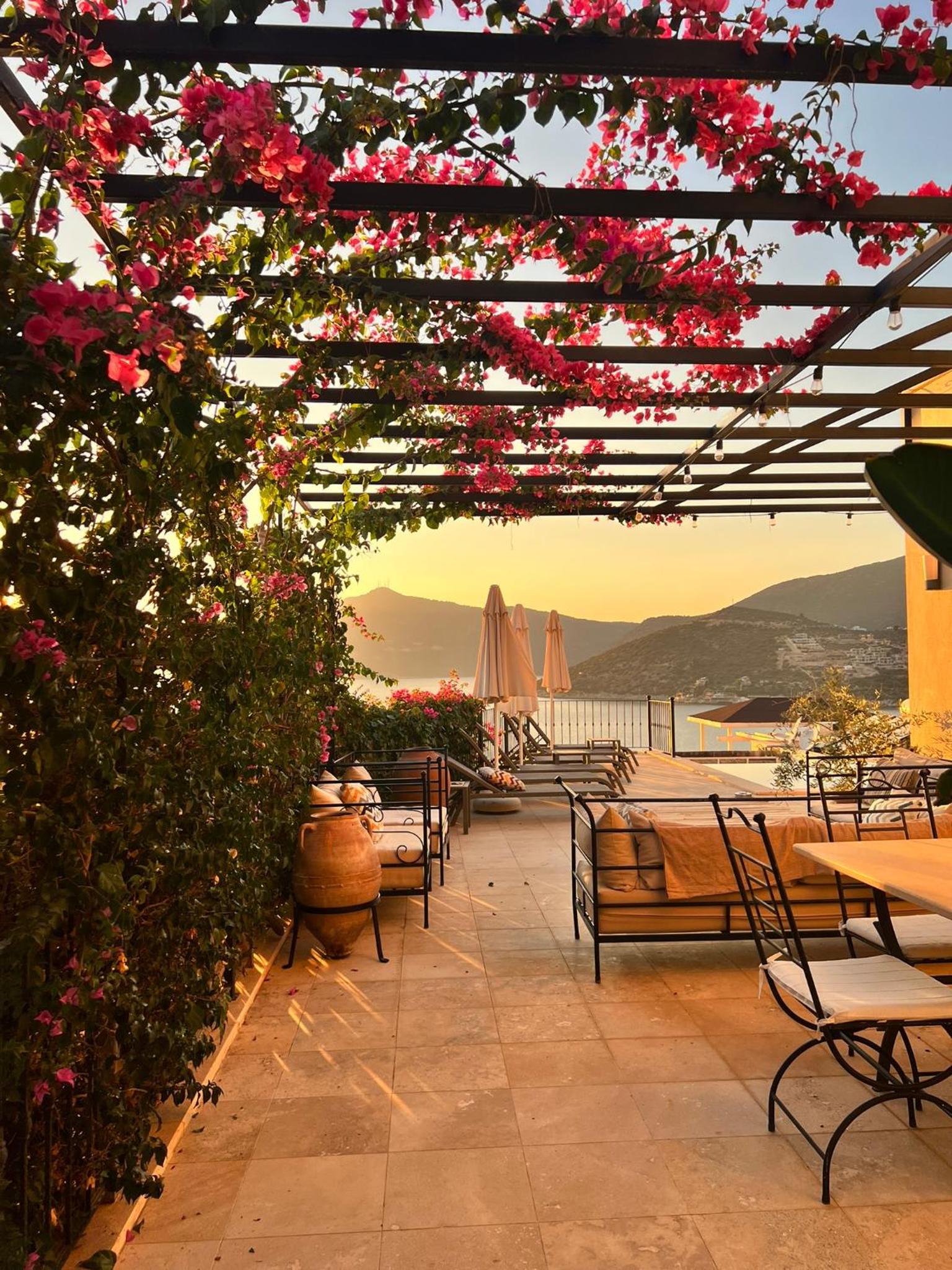 Seafront, Sunset and Mountain View Villa in Komurluk, Kalkan
