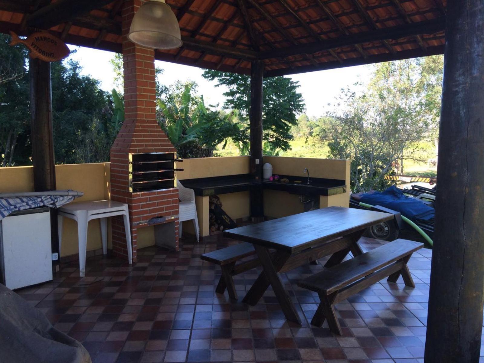 outdoor BBQ area