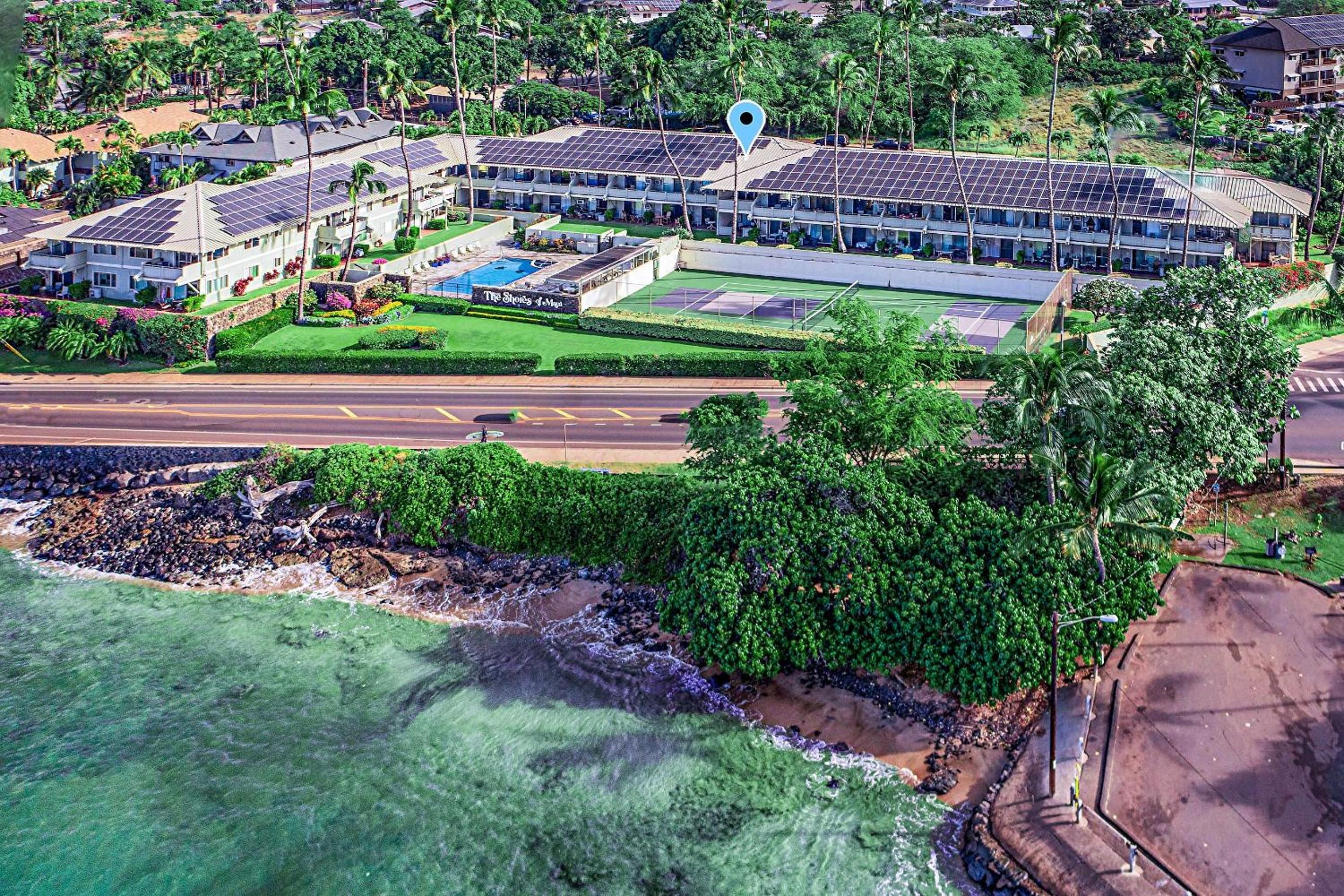 Shores of Maui 215 - Dramatic Ocean Views, Steps to the Beach, Renovated, AC!