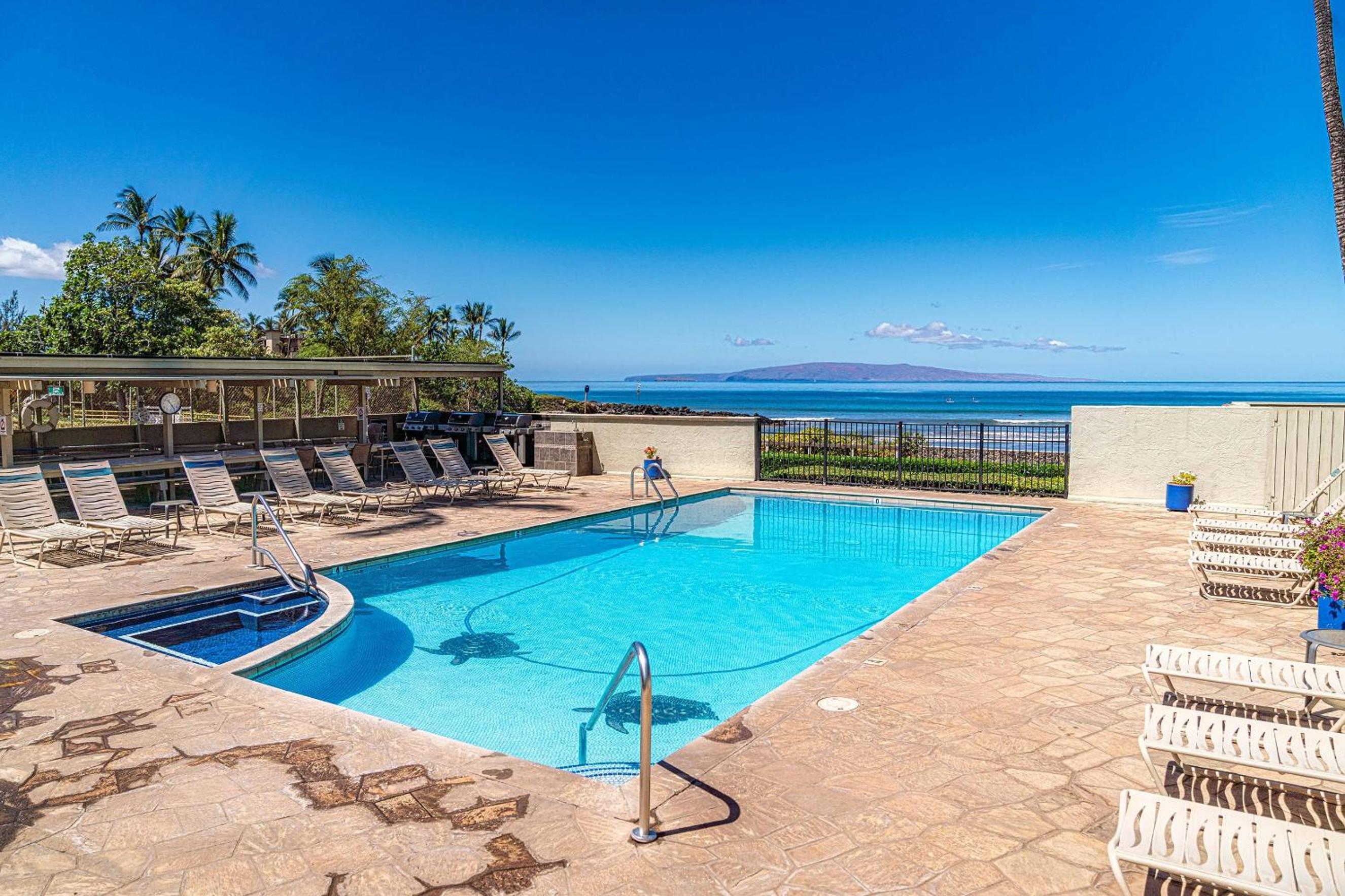 Shores of Maui 215 - Dramatic Ocean Views, Steps to the Beach, Renovated, AC!