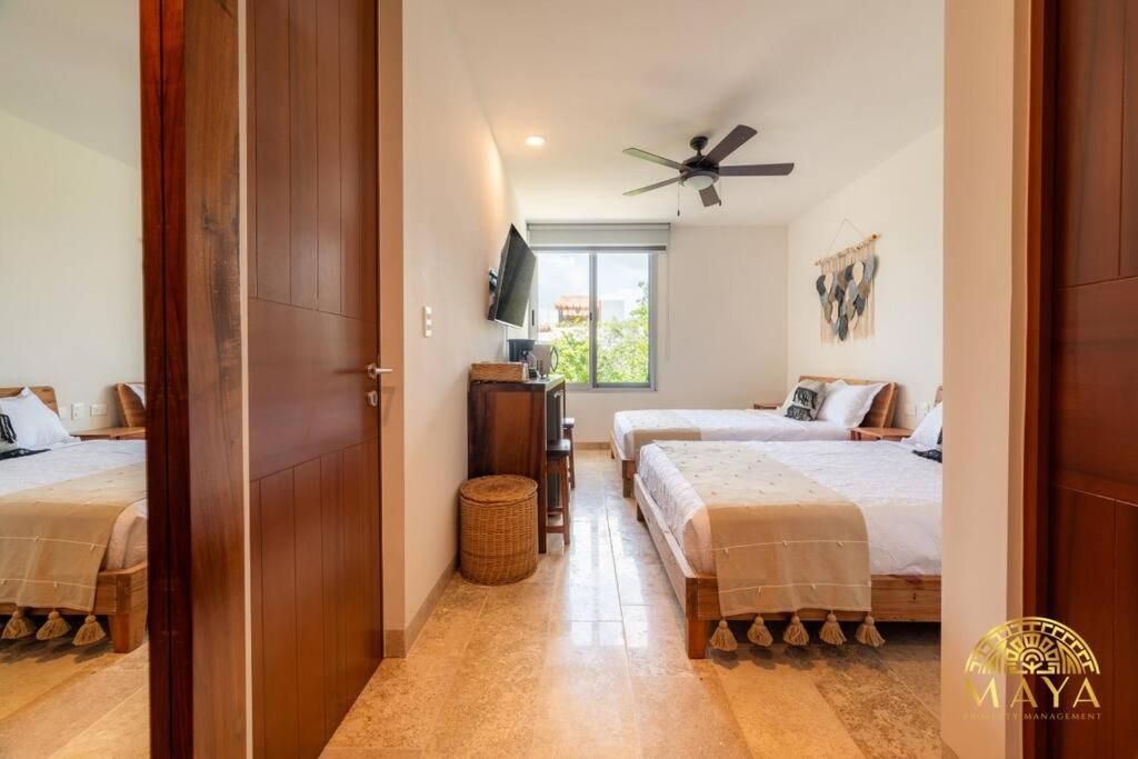 NHOA 303A Lux 2BR Condo Pool View in Aldea Zama