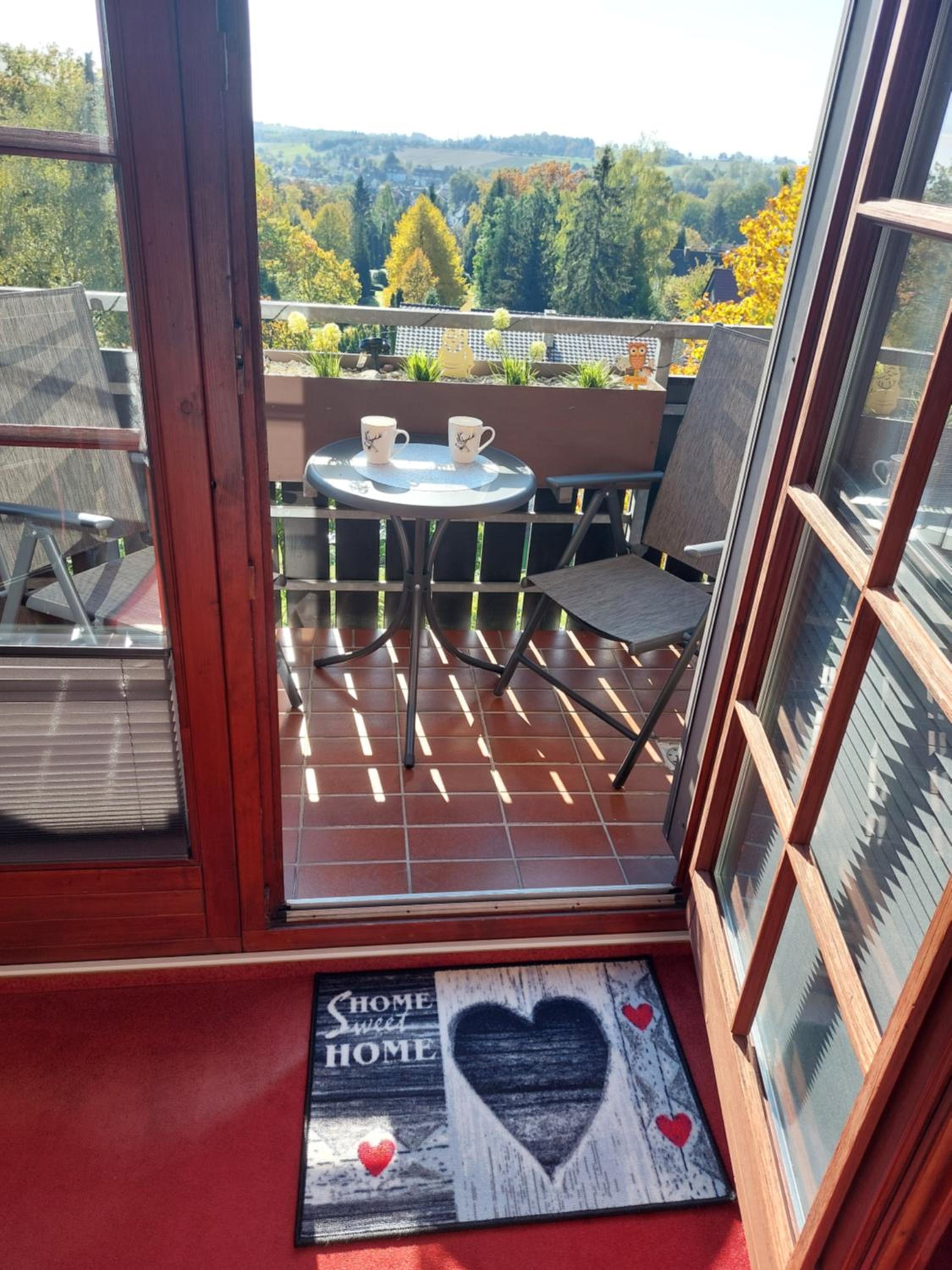 Ferienwohnung Gipfelglück mit Fernblick und Strandkorb