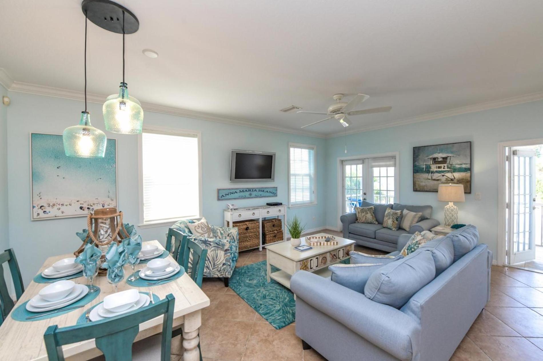 Blue Haven Beach House - Peek at Gulf Heated Pool Elevator 4 Min Walk to Beach Games view 5