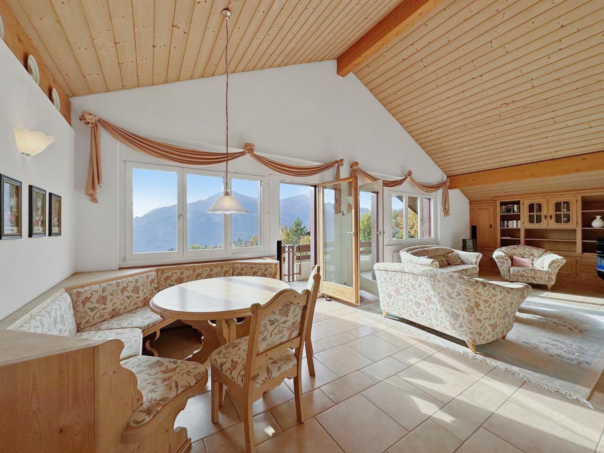 Family Penthouse with view of the Swiss Alps