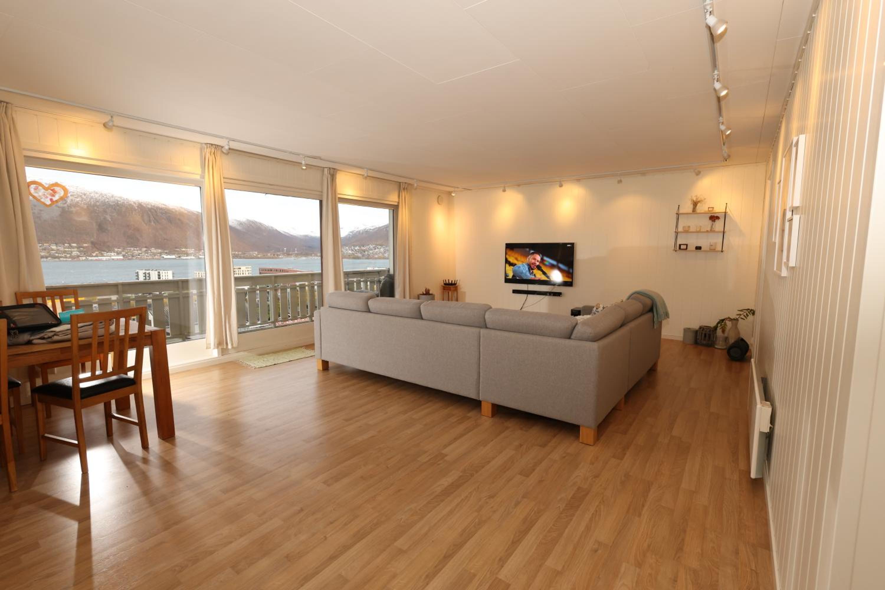 Great view from living room and balcony