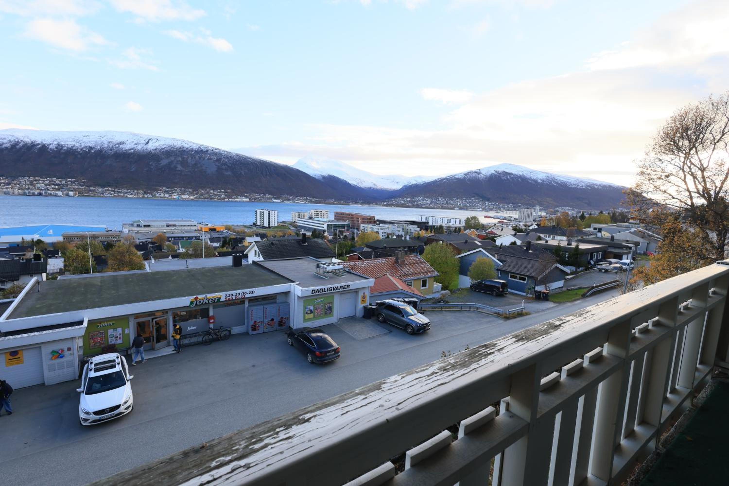 Great view from living room and balcony