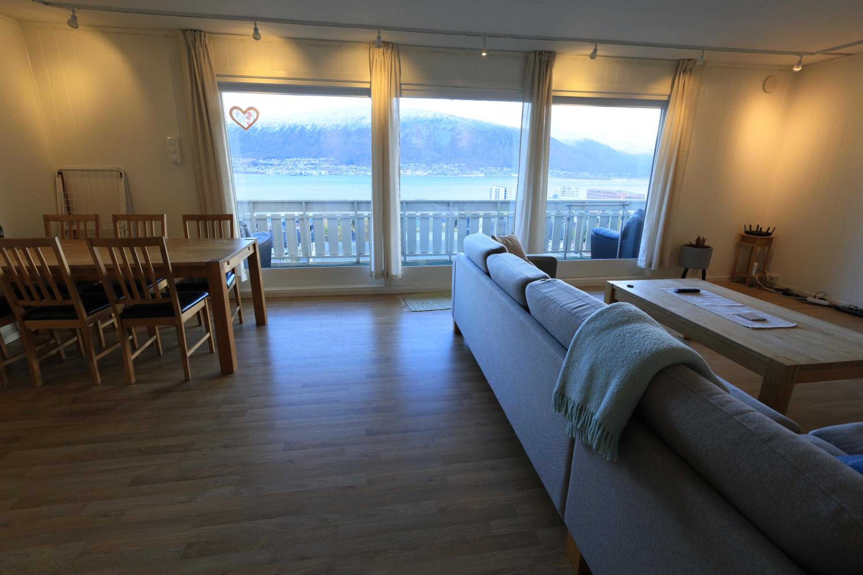 Great view from living room and balcony