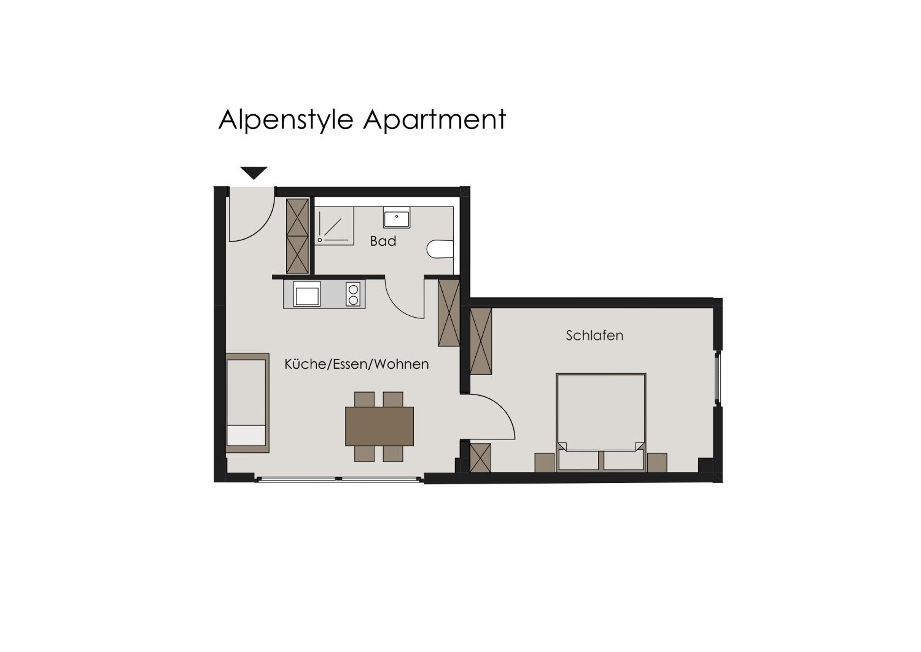 Alpenstyle Apartment neben der Therme