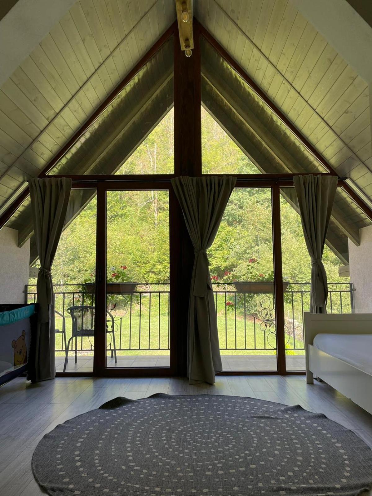 cabana din padure view 2