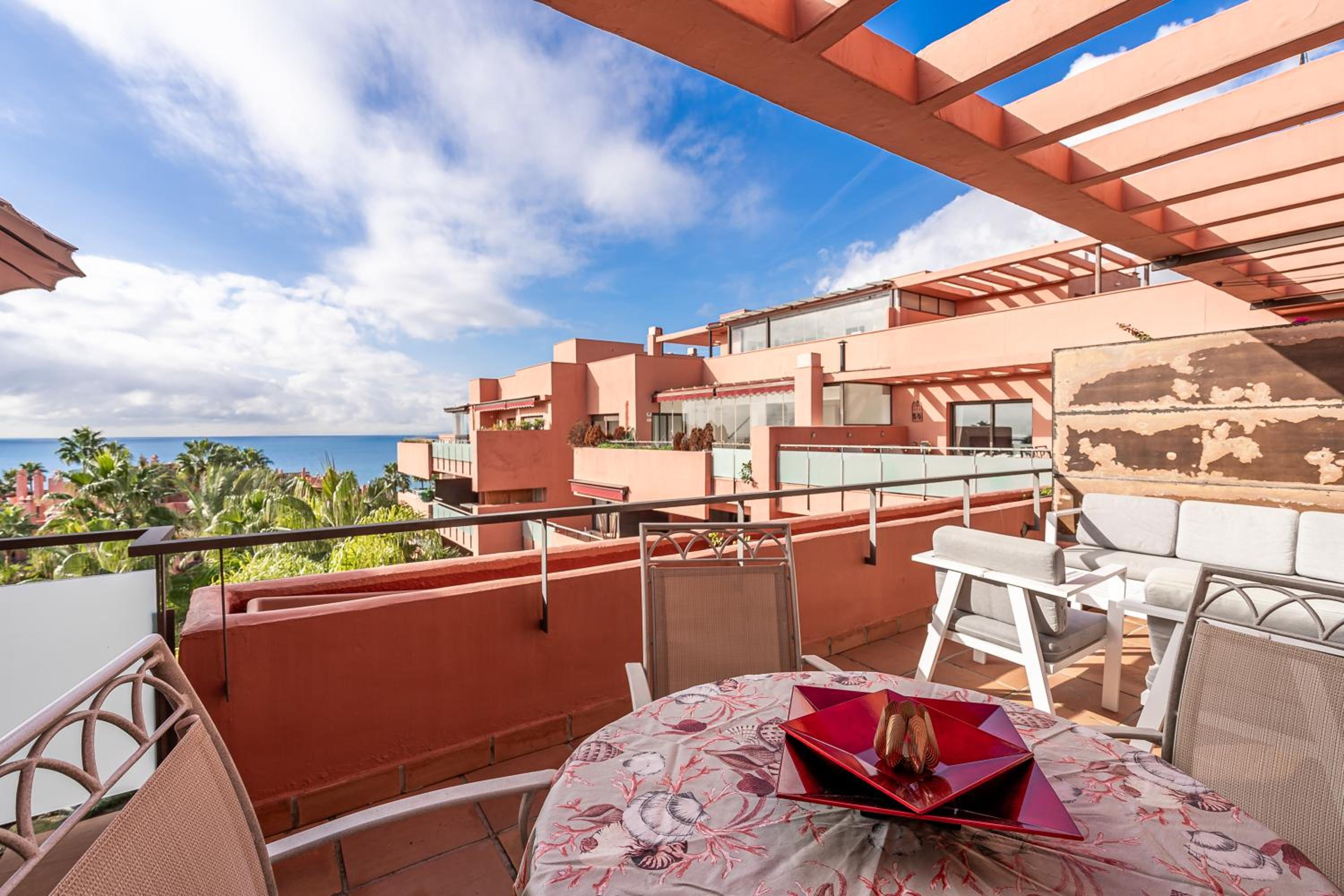 Beachside duplex penthouse close to Estepona town