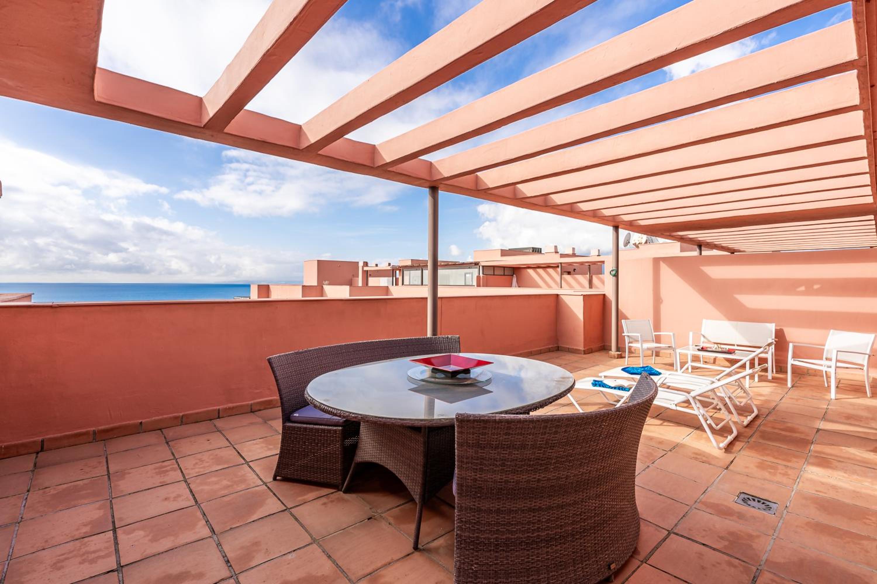 Beachside duplex penthouse close to Estepona town