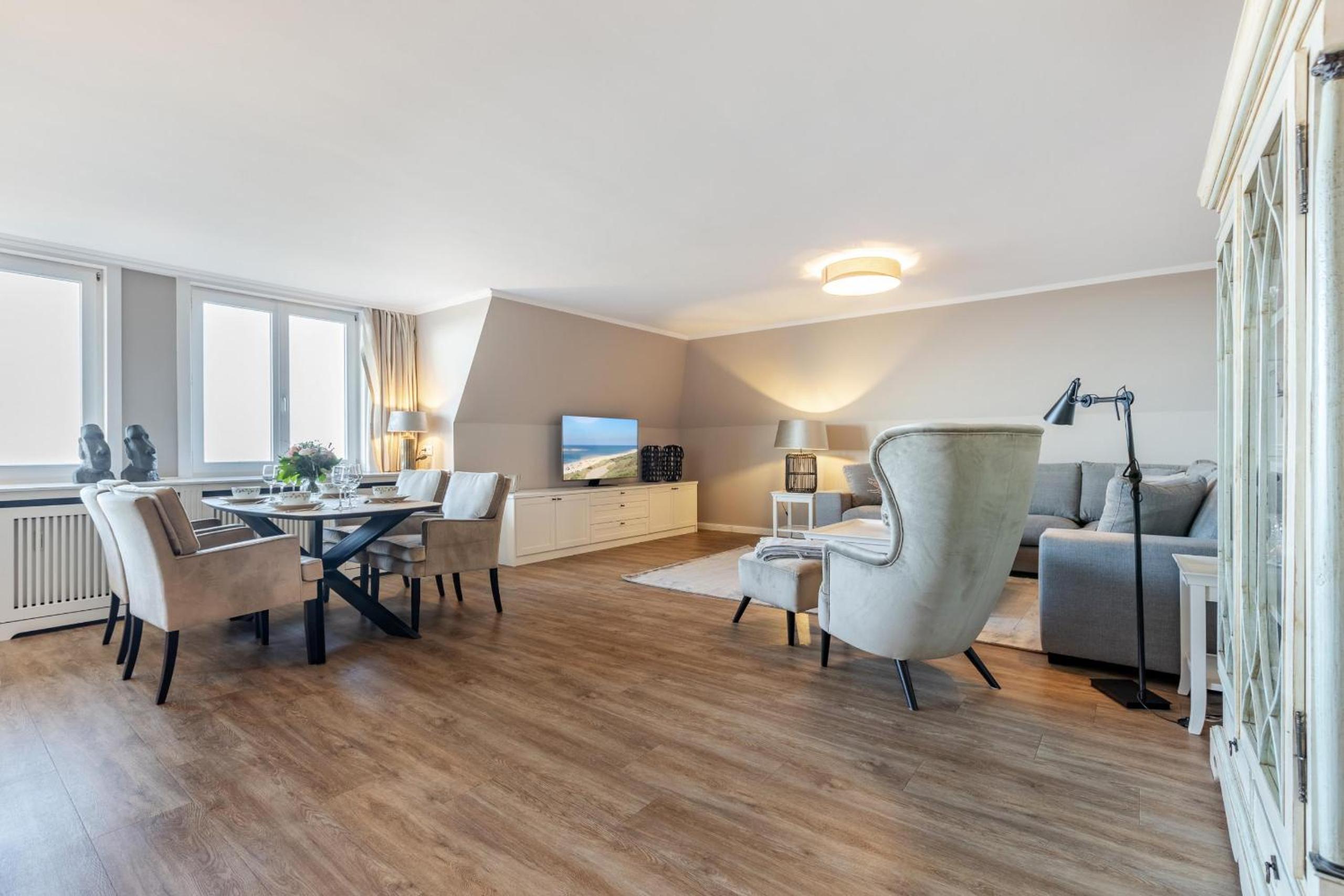 Ferienwohnung Kliffsand 17 urlauben unter Reet mit Meerblick in Kampen, Sylt
