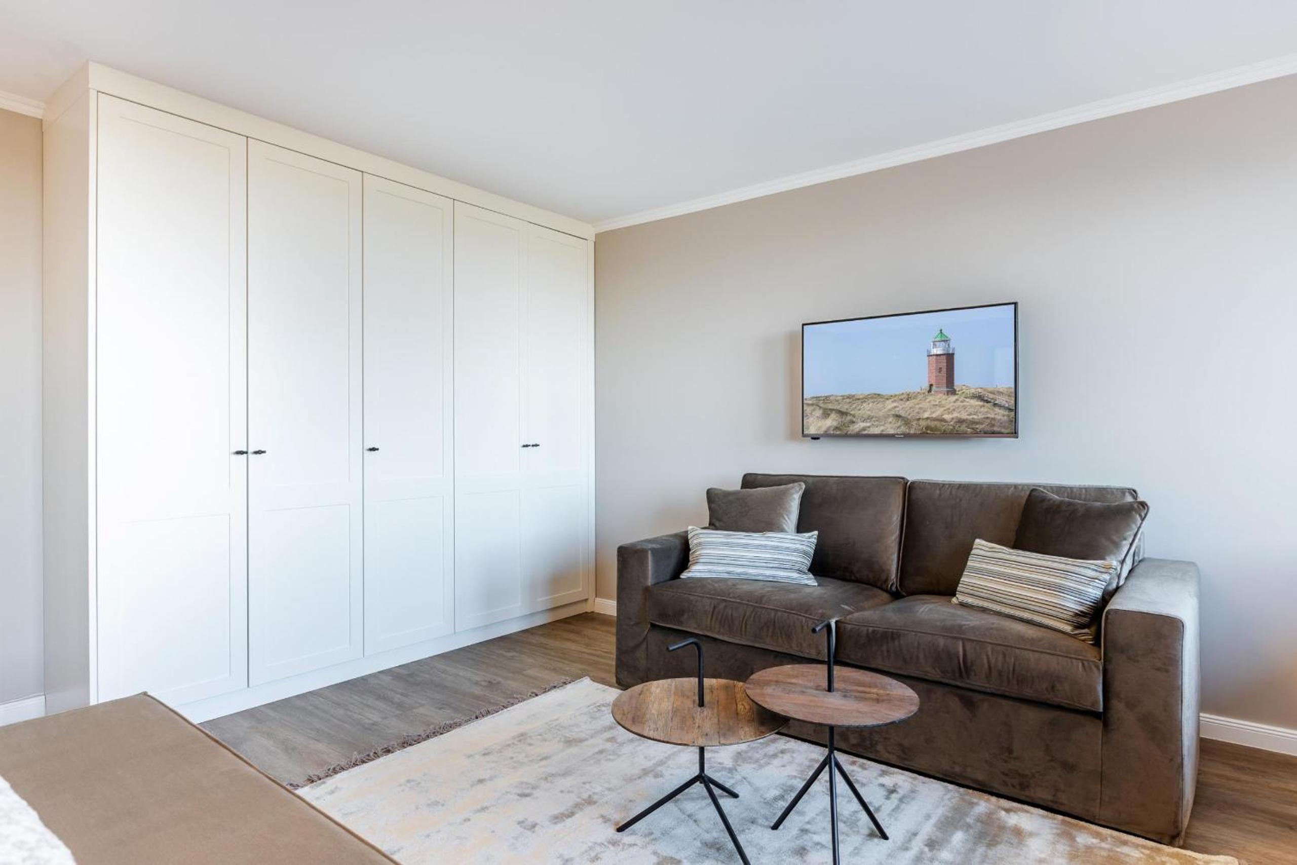 Ferienwohnung Kliffsand 17 urlauben unter Reet mit Meerblick in Kampen, Sylt