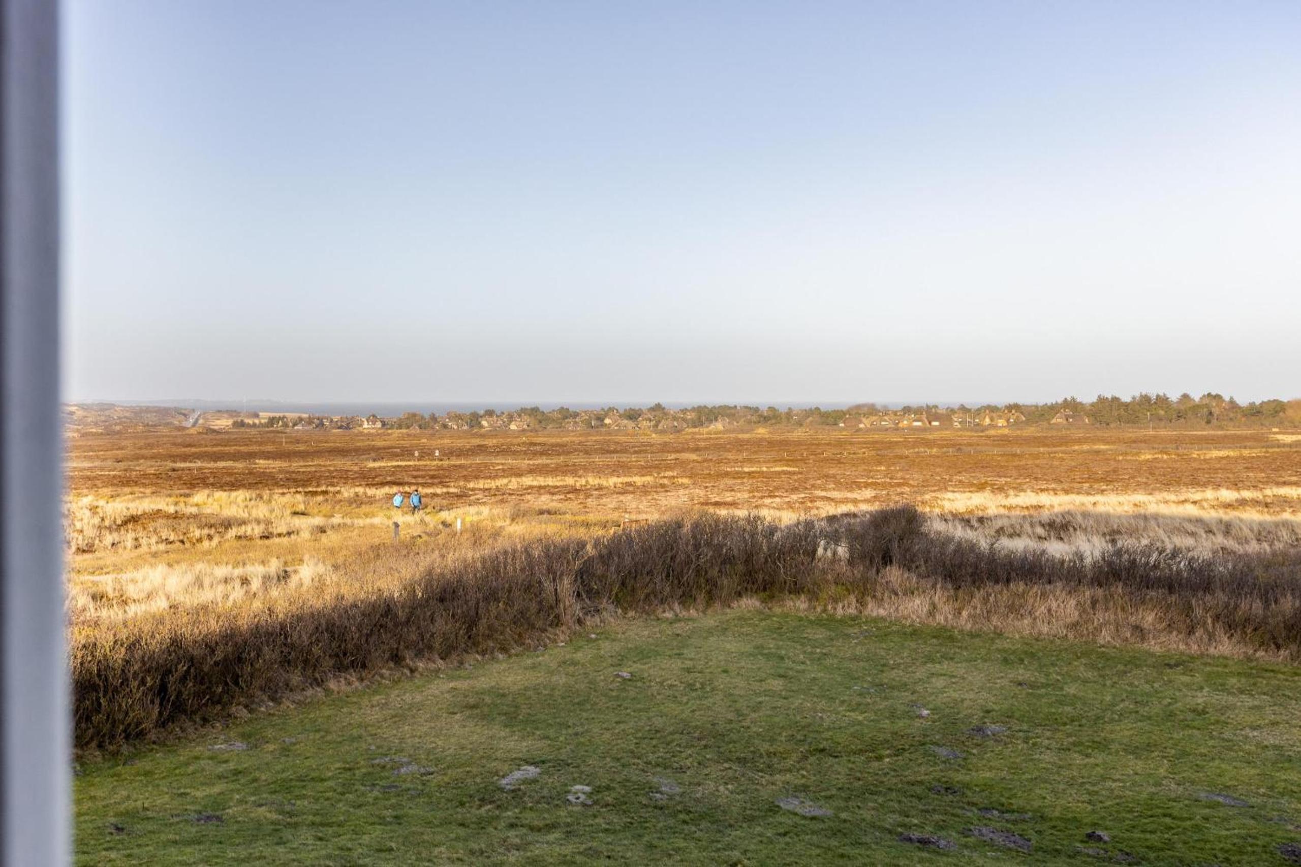 Ferienwohnung Kliffsand 17 urlauben unter Reet mit Meerblick in Kampen, Sylt