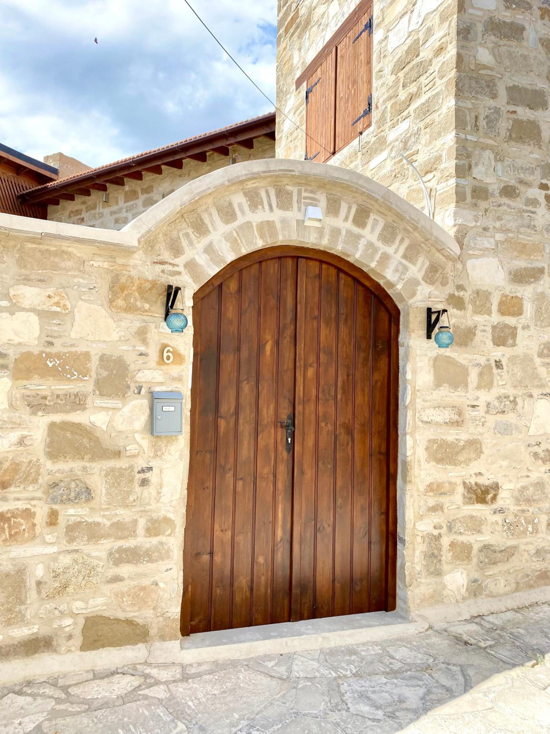 Mountain View Traditional Stone Village Home