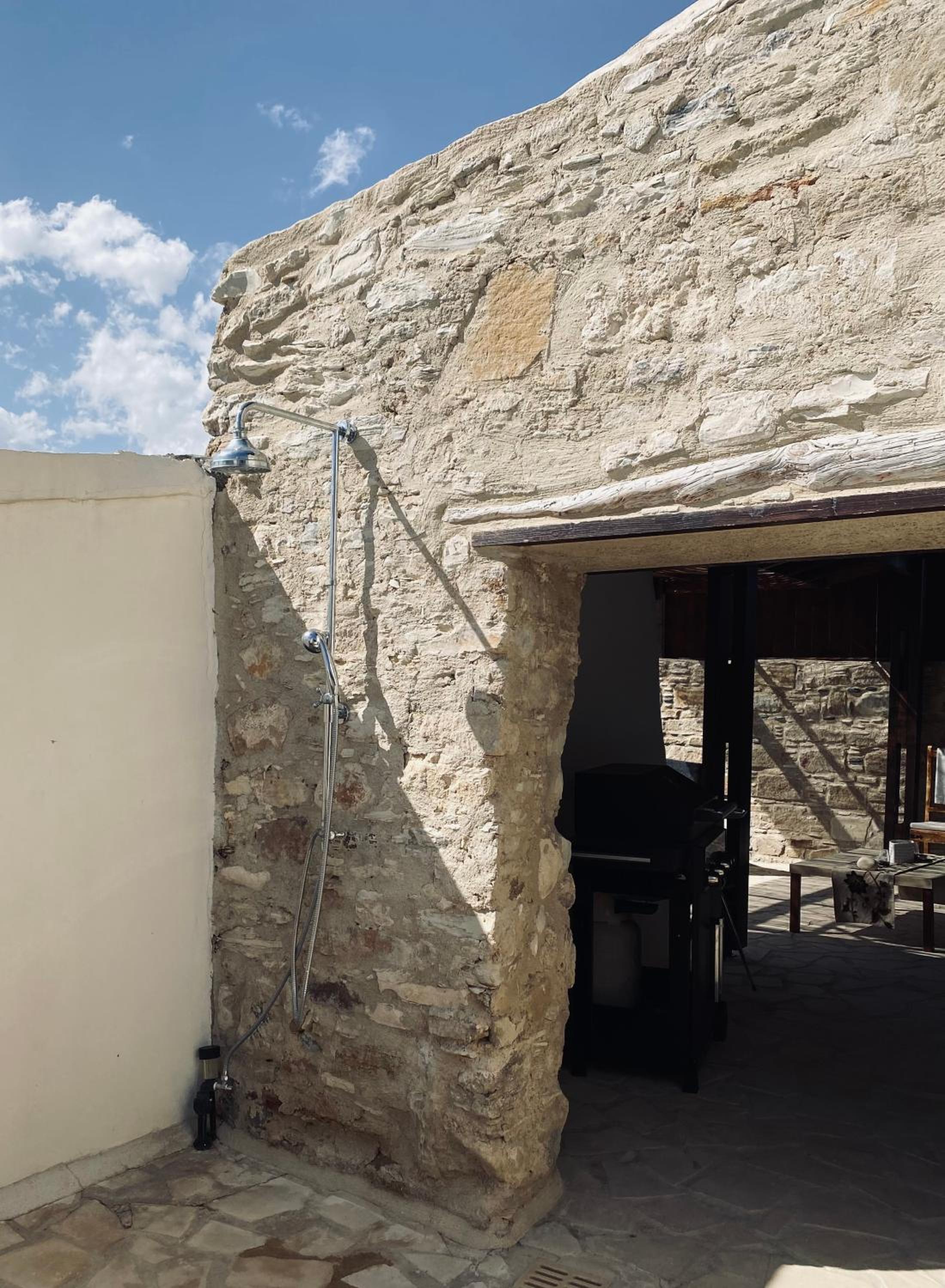 Mountain View Traditional Stone Village Home