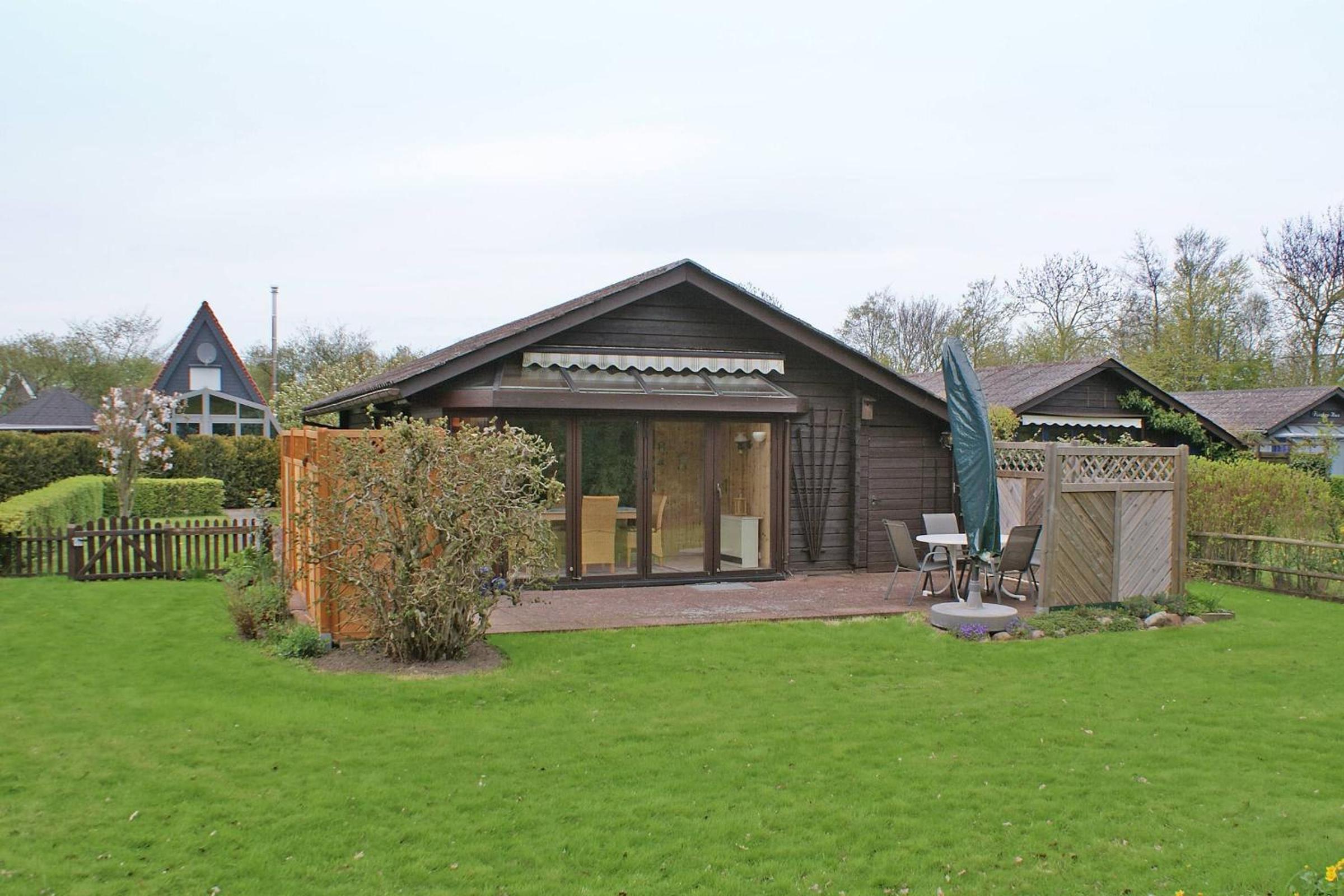 Blockhaus mit W-LAN, Zaun und in Strandnähe