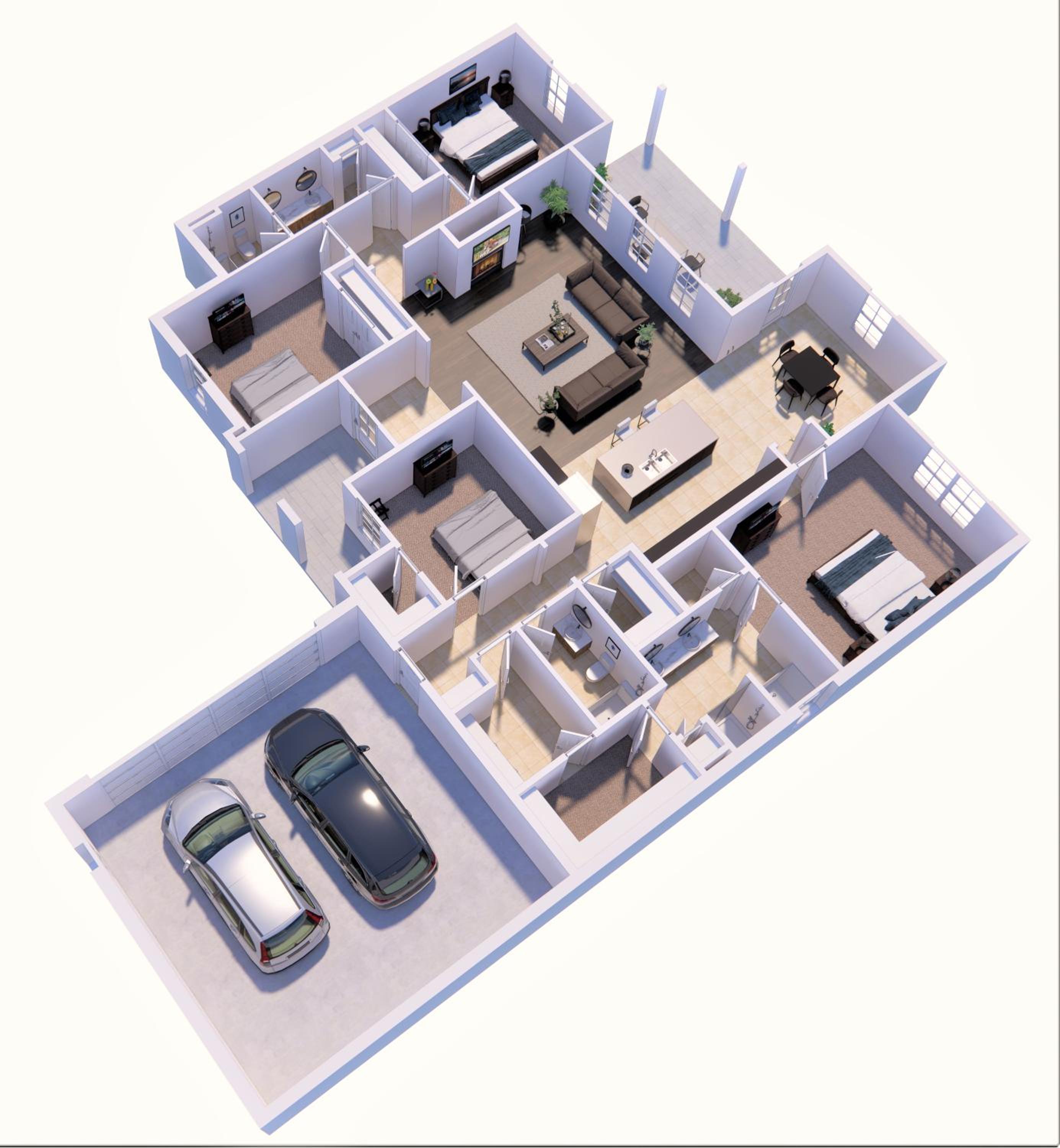 Luxurious Mid-term Retreat 2kingbeds view 5