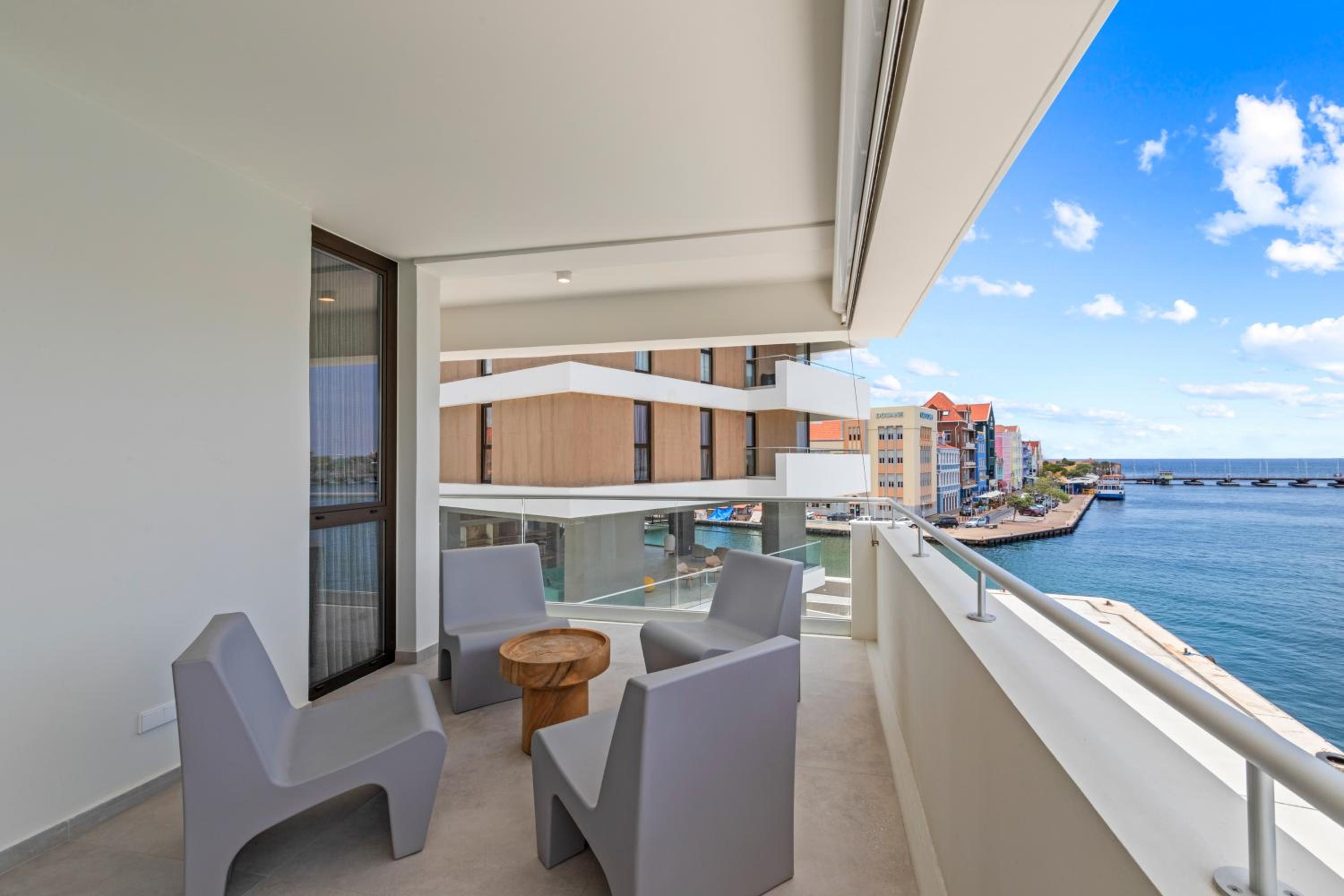 The Wharf apartments, downtown Willemstad