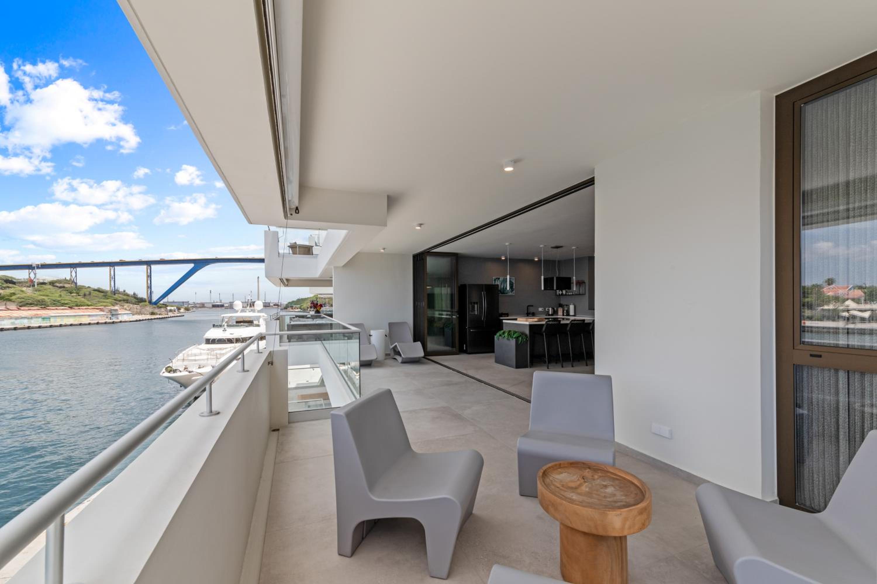 The Wharf apartments, downtown Willemstad
