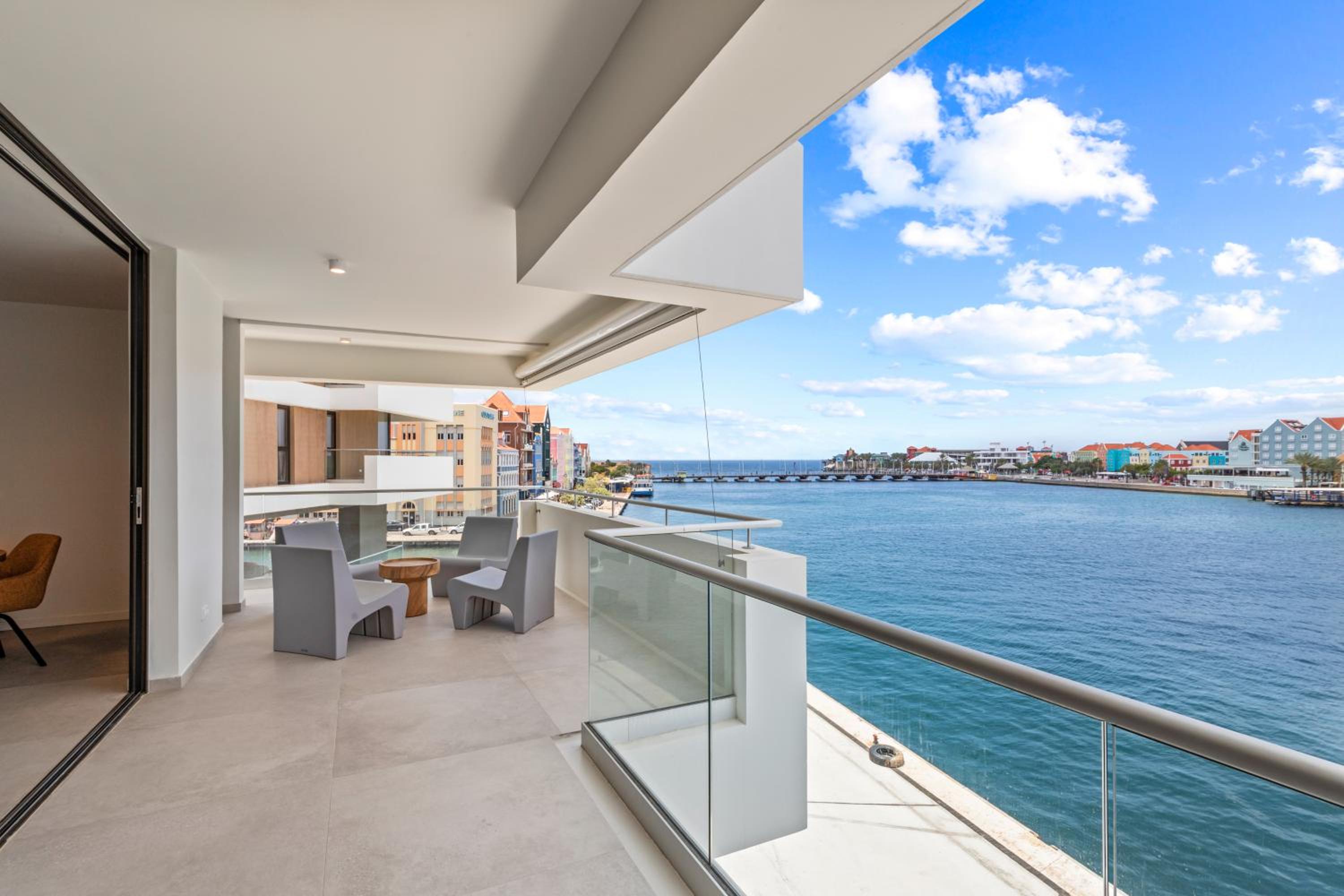 The Wharf apartments, downtown Willemstad