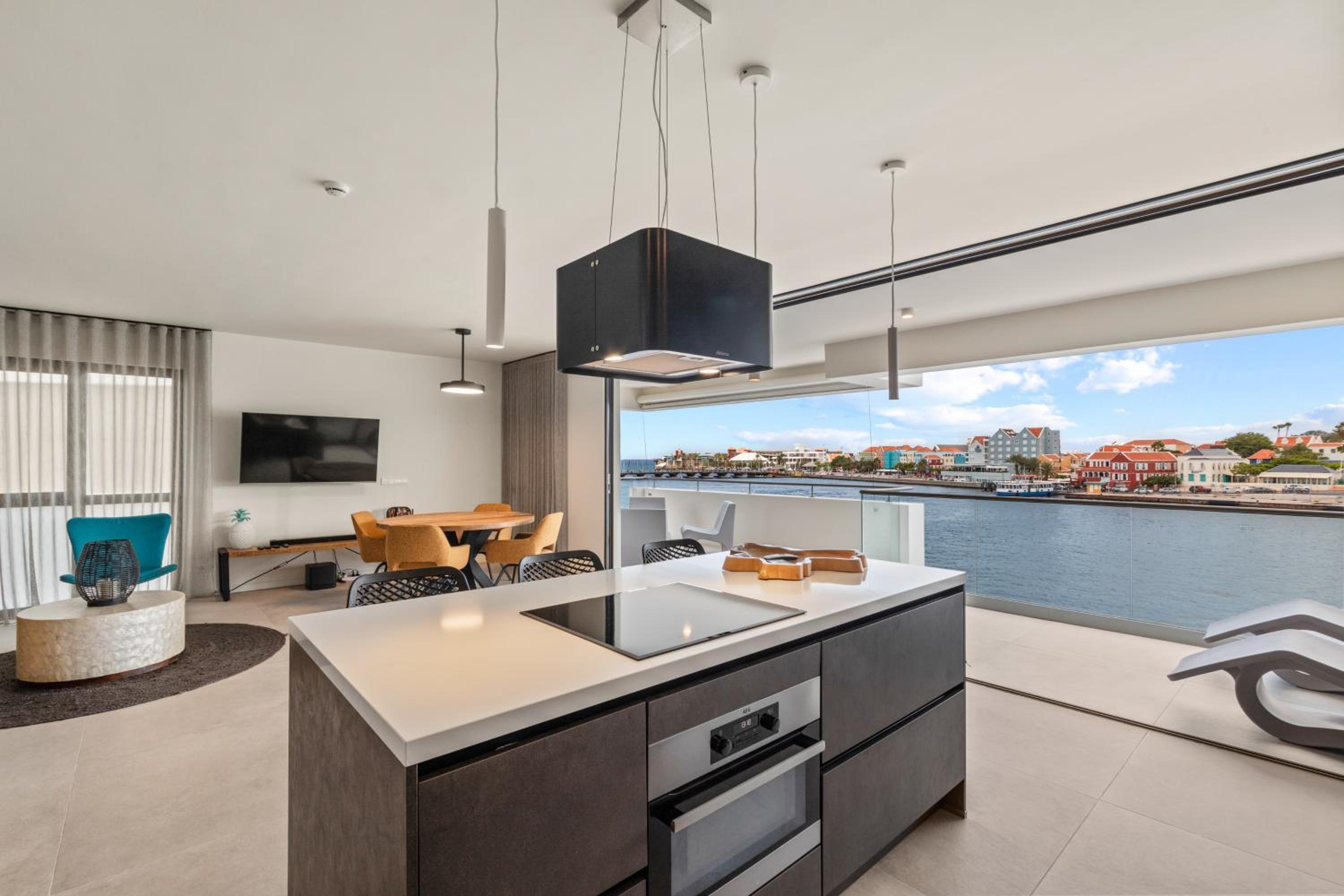 The Wharf apartments, downtown Willemstad