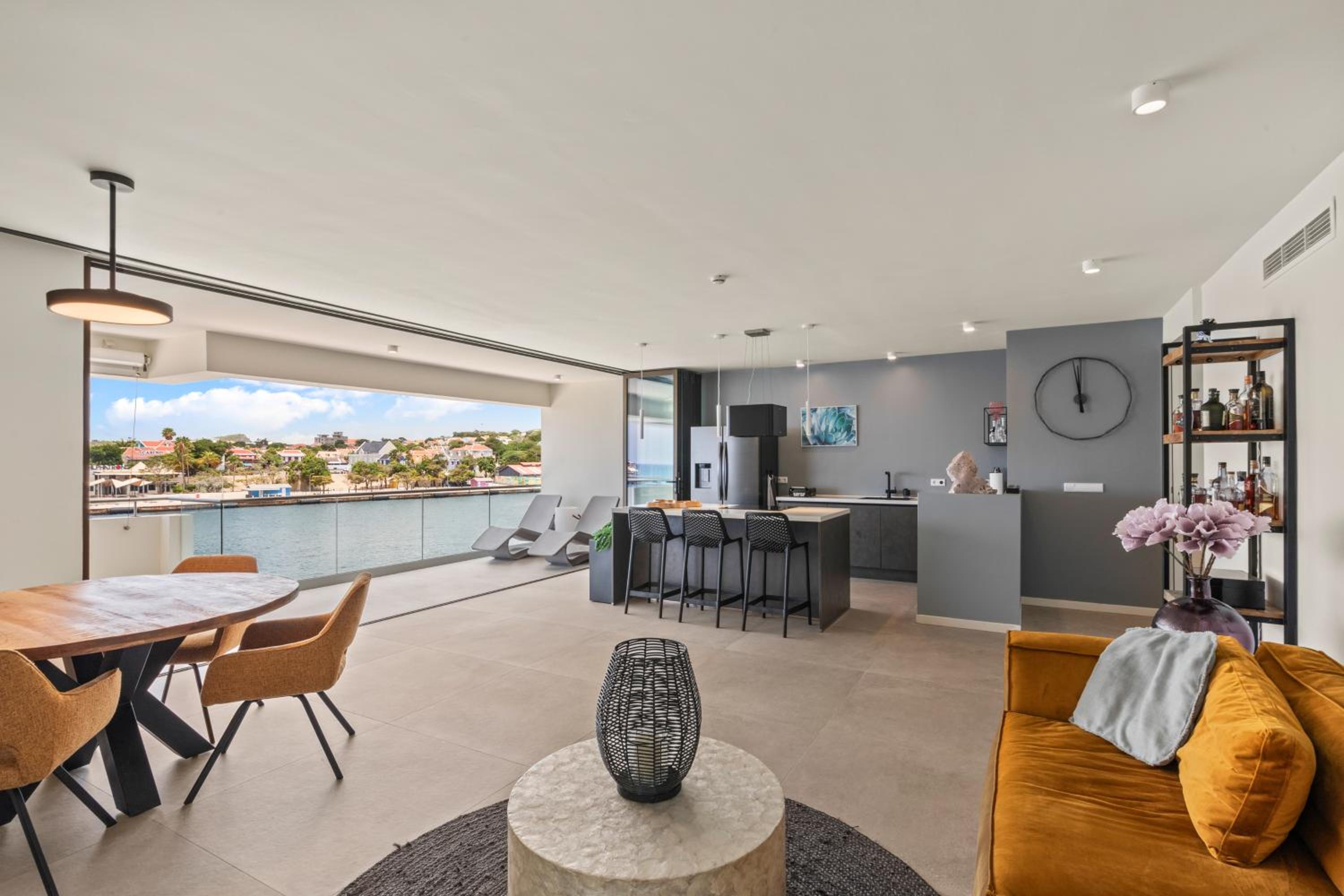 The Wharf apartments, downtown Willemstad