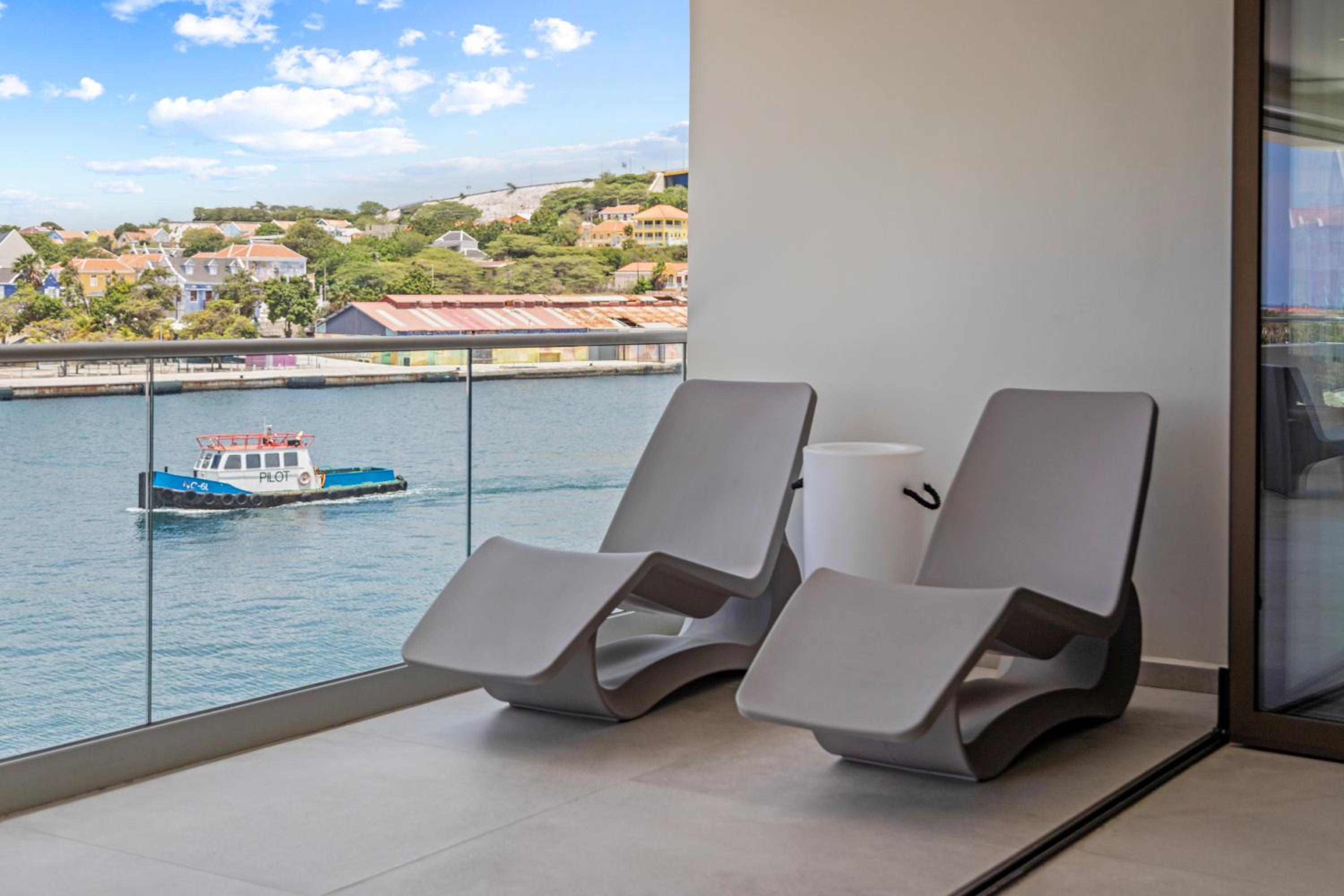 The Wharf apartments, downtown Willemstad