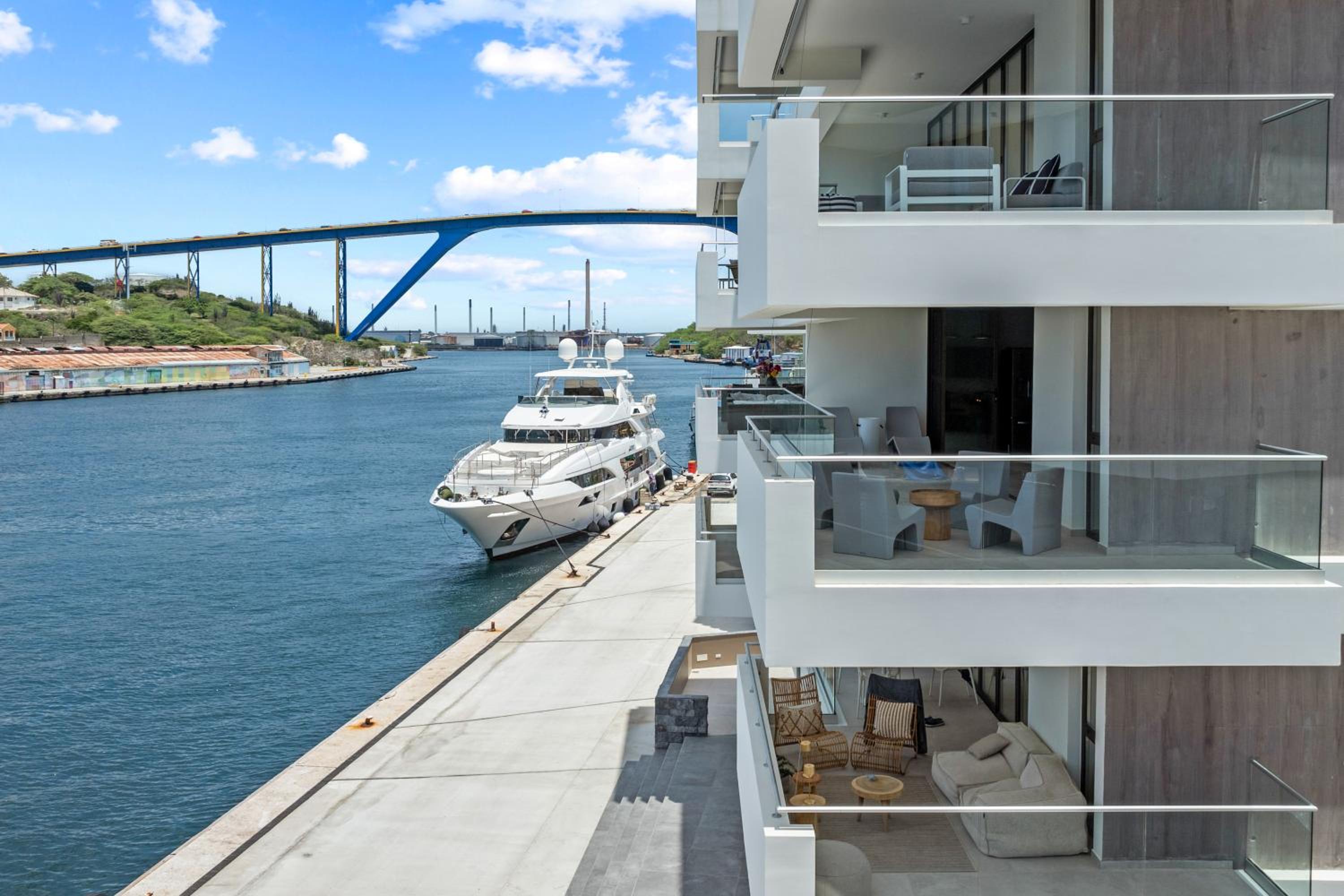 The Wharf apartments, downtown Willemstad