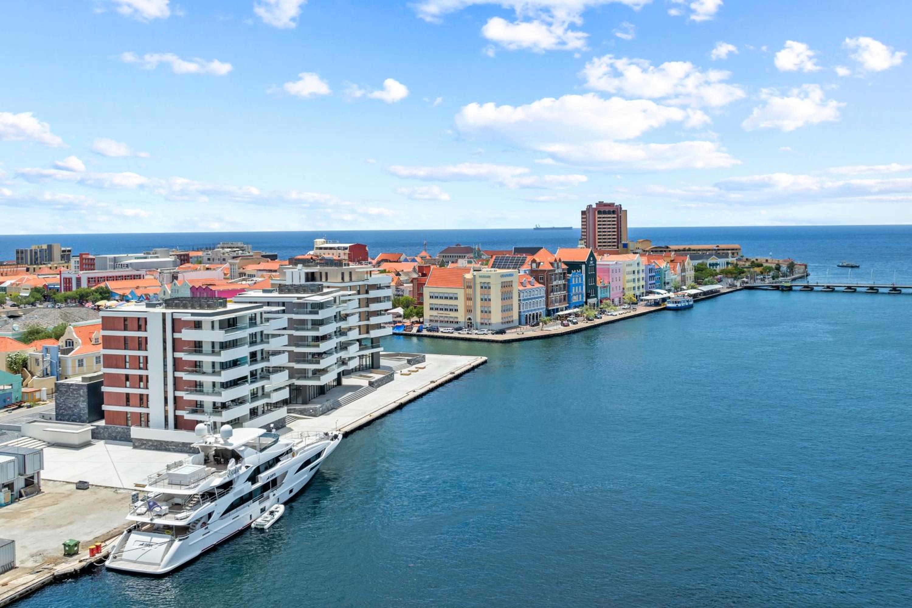The Wharf apartments, downtown Willemstad