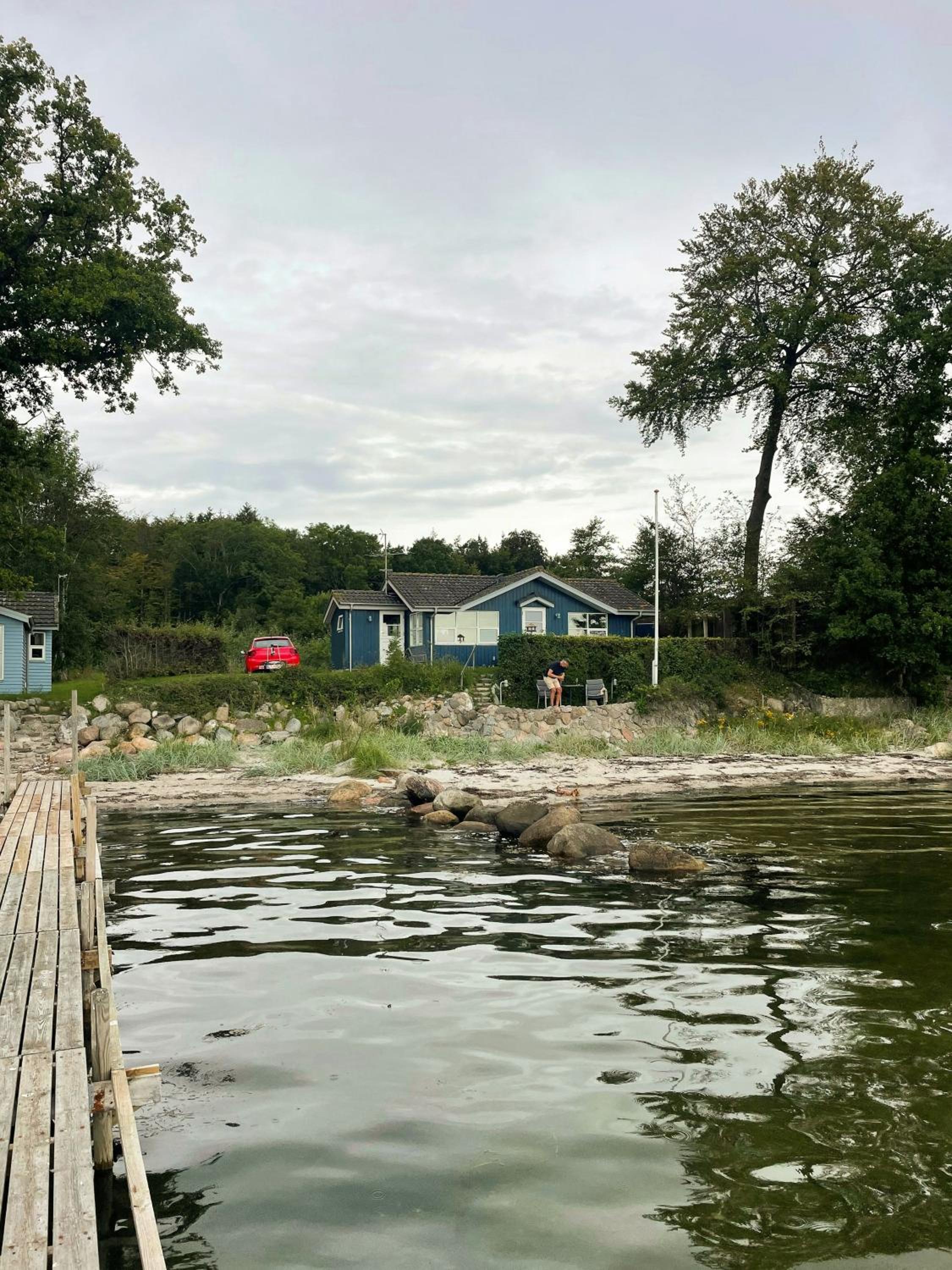 House Near Sea And Forest In Lundeborg