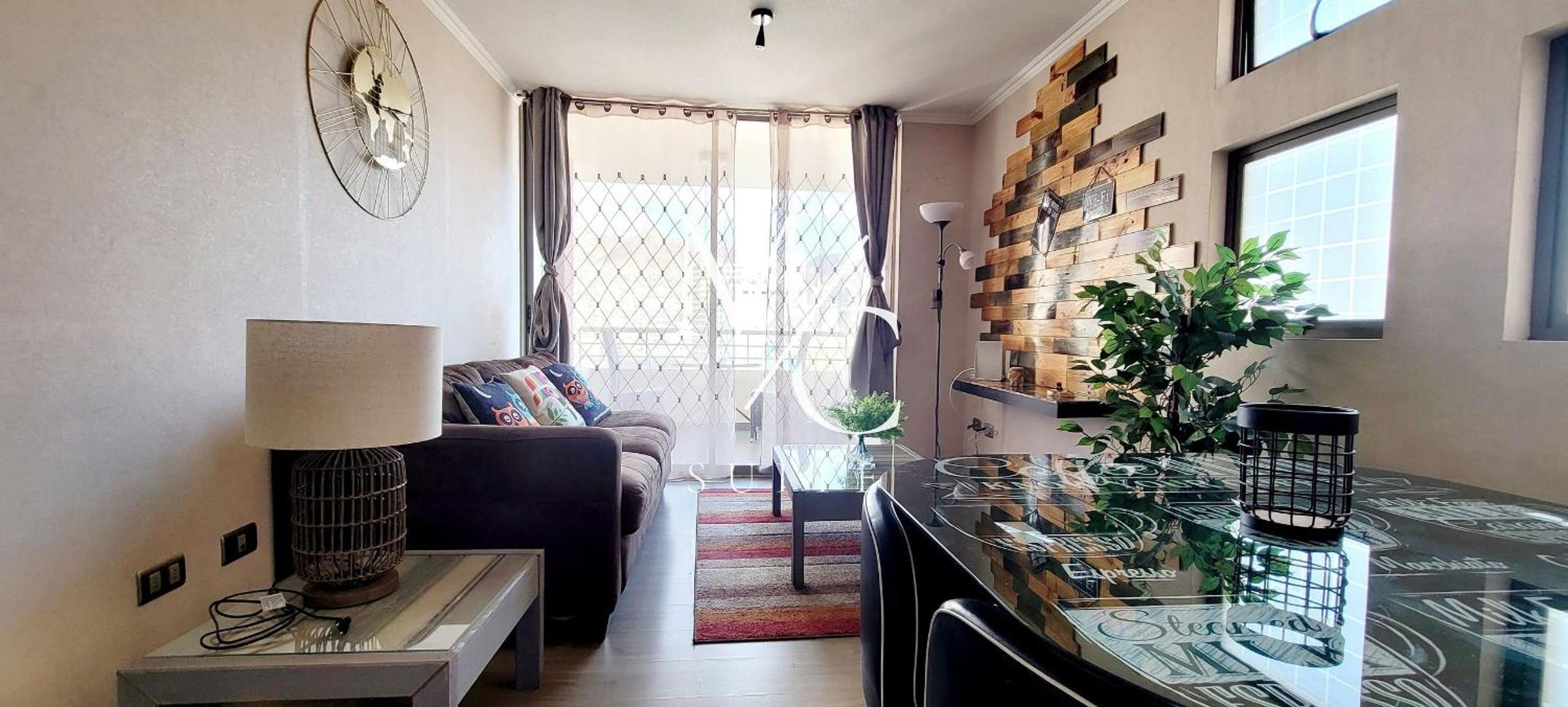 Exclusivo Departamento, piso 14, amplia terraza y vista a la ciudad. Clinica Antofagasta