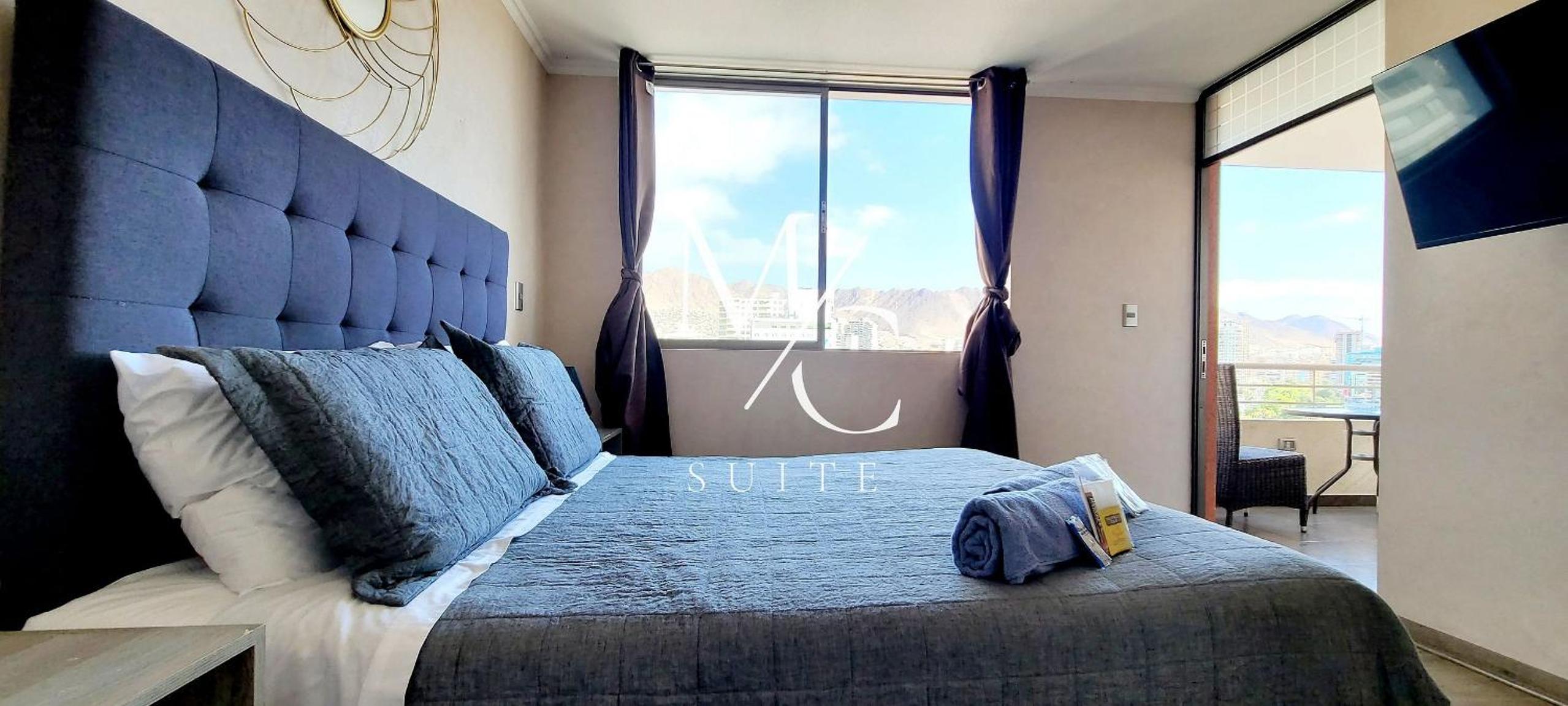 Exclusivo Departamento, piso 14, amplia terraza y vista a la ciudad. Clinica Antofagasta